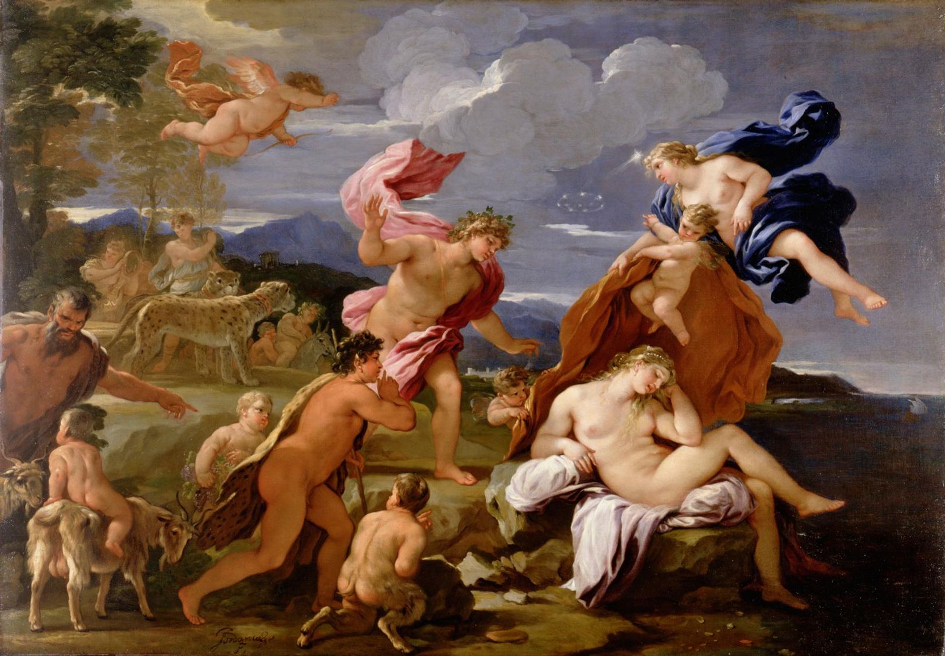 Bacchus and Ariadne by Luca Giordano
