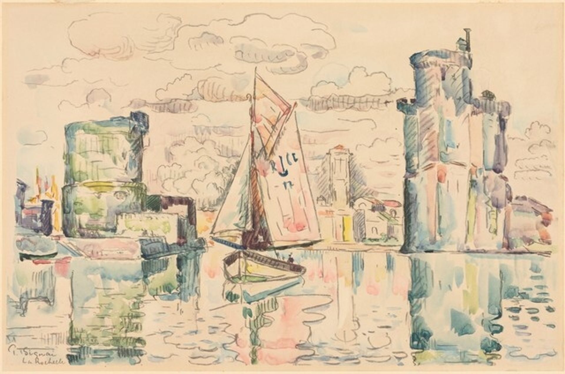 La Rochelle by Paul Signac