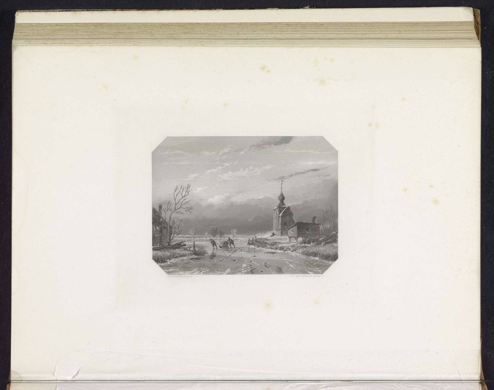 Winter van 1740 by Christiaan Lodewijk van Kesteren