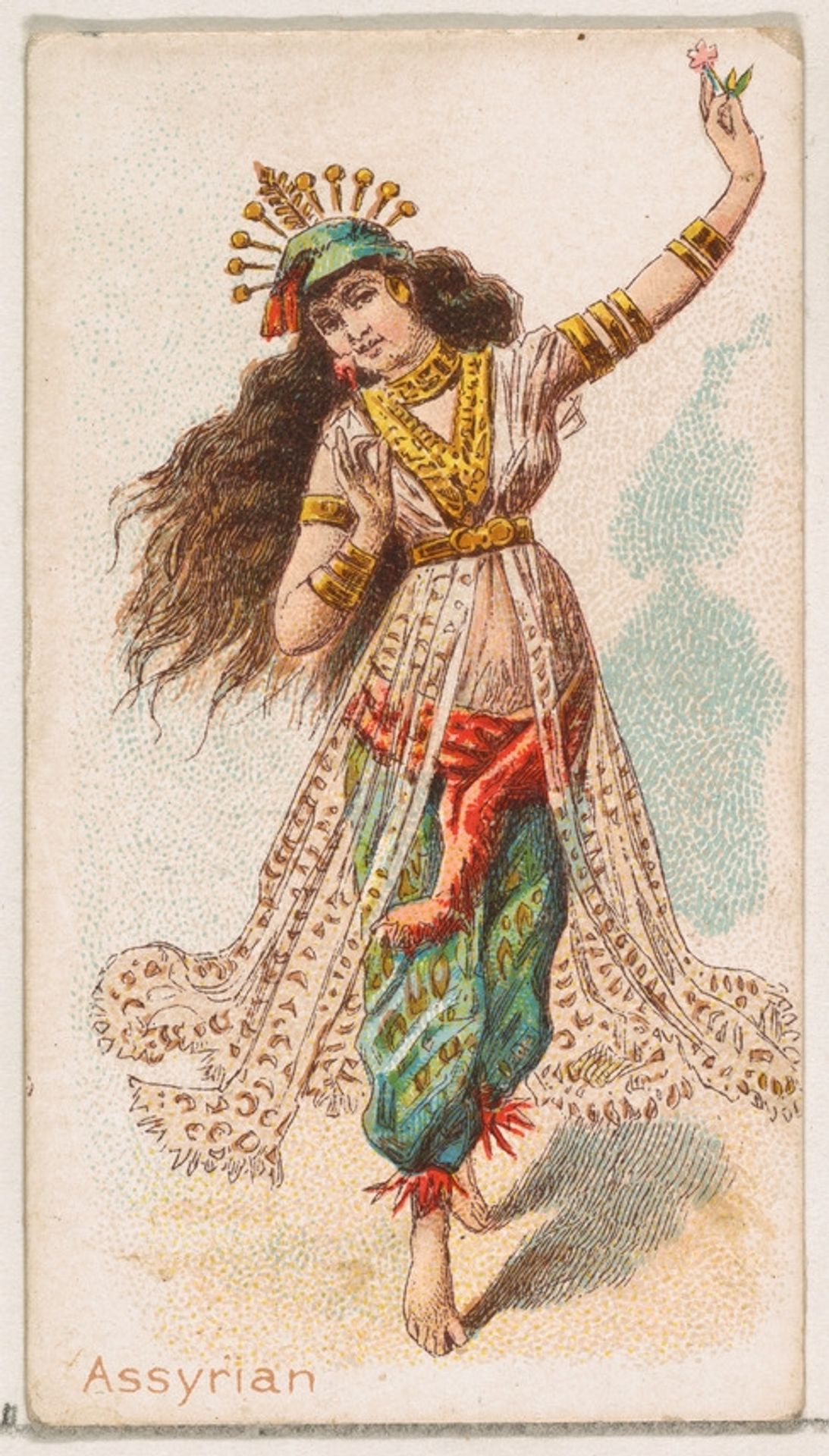 Assyrian Dancer, from the Dancing Women series (N186) issued by Wm. S. Kimball & Co. by William S. Kimball & Company