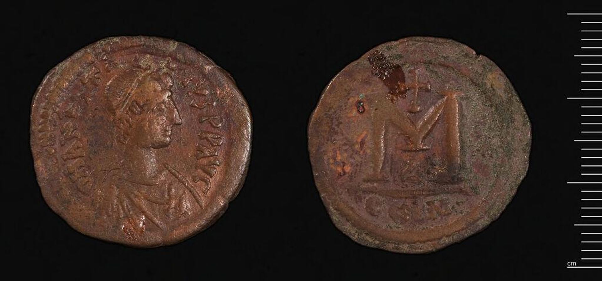 Follis of Anastasios I by Anastasios I