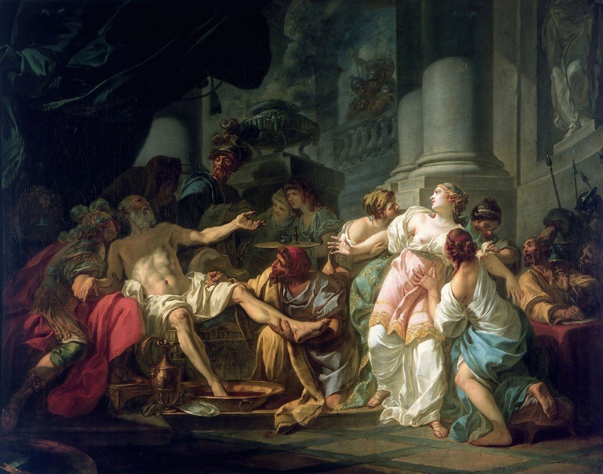 The Death Of Seneca by Jacques Louis David