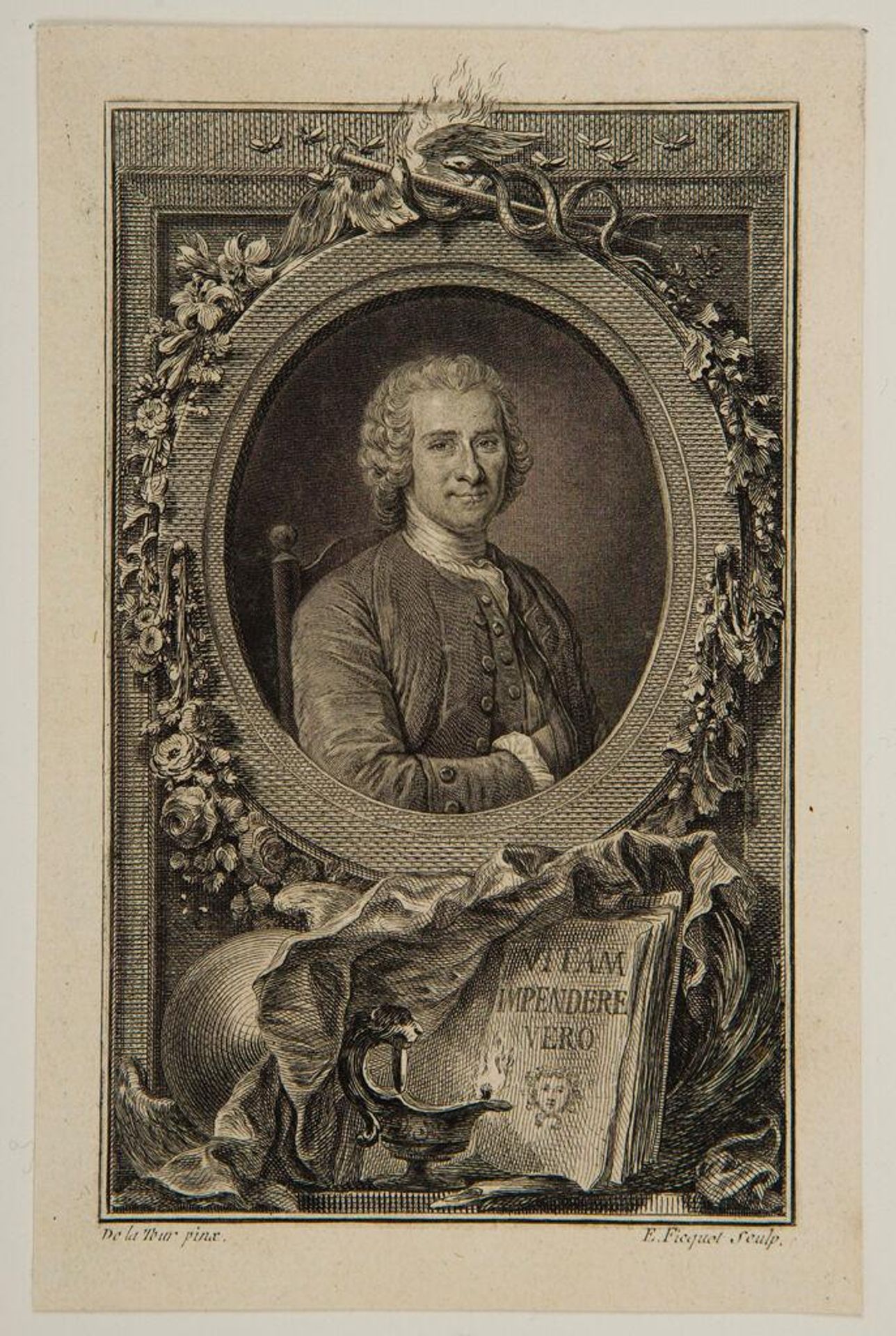 Jean-Jacques Rousseau by Ãtienne Ficquet