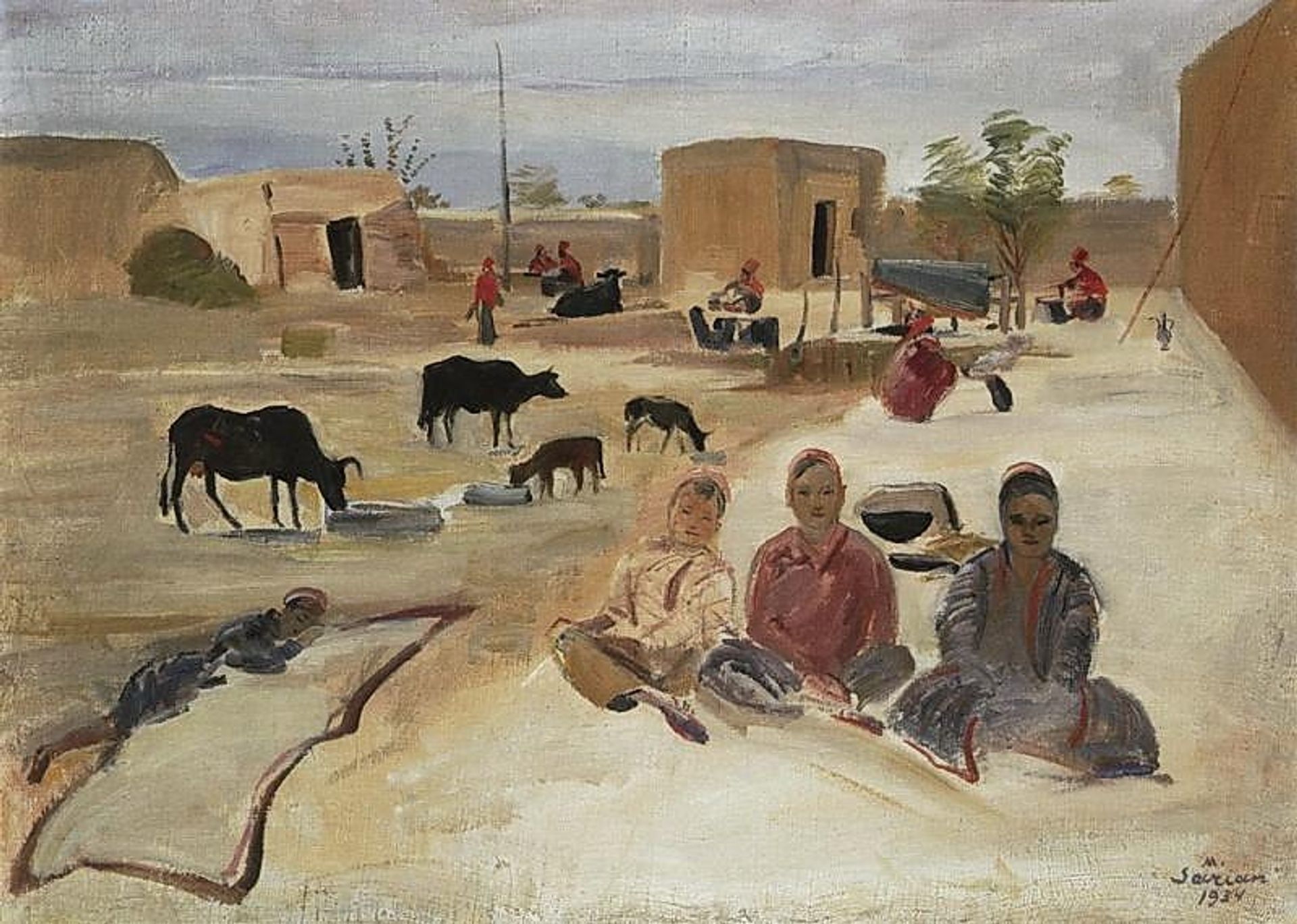 Turkmen children by Martiros Sarian