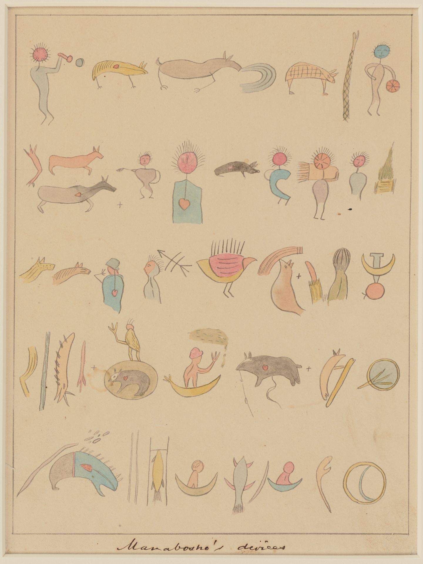 Manabosho's Devices by Seth Eastman