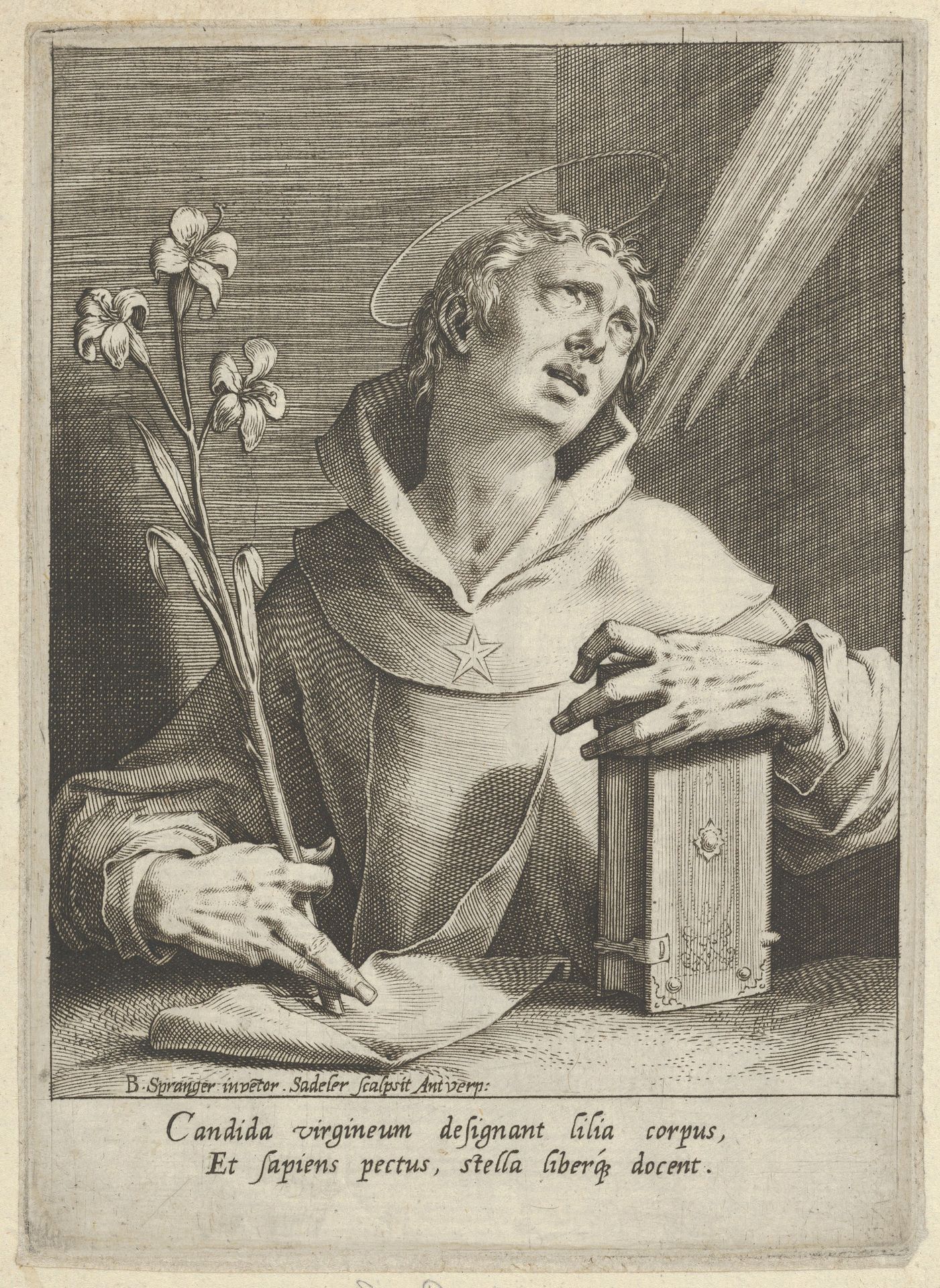 Saint Dominic by Johann Sadeler I