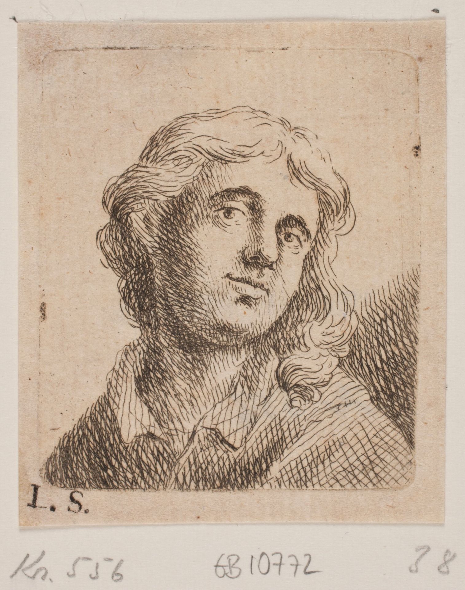 Brystbillede af en ung Mand by W.A. Müller