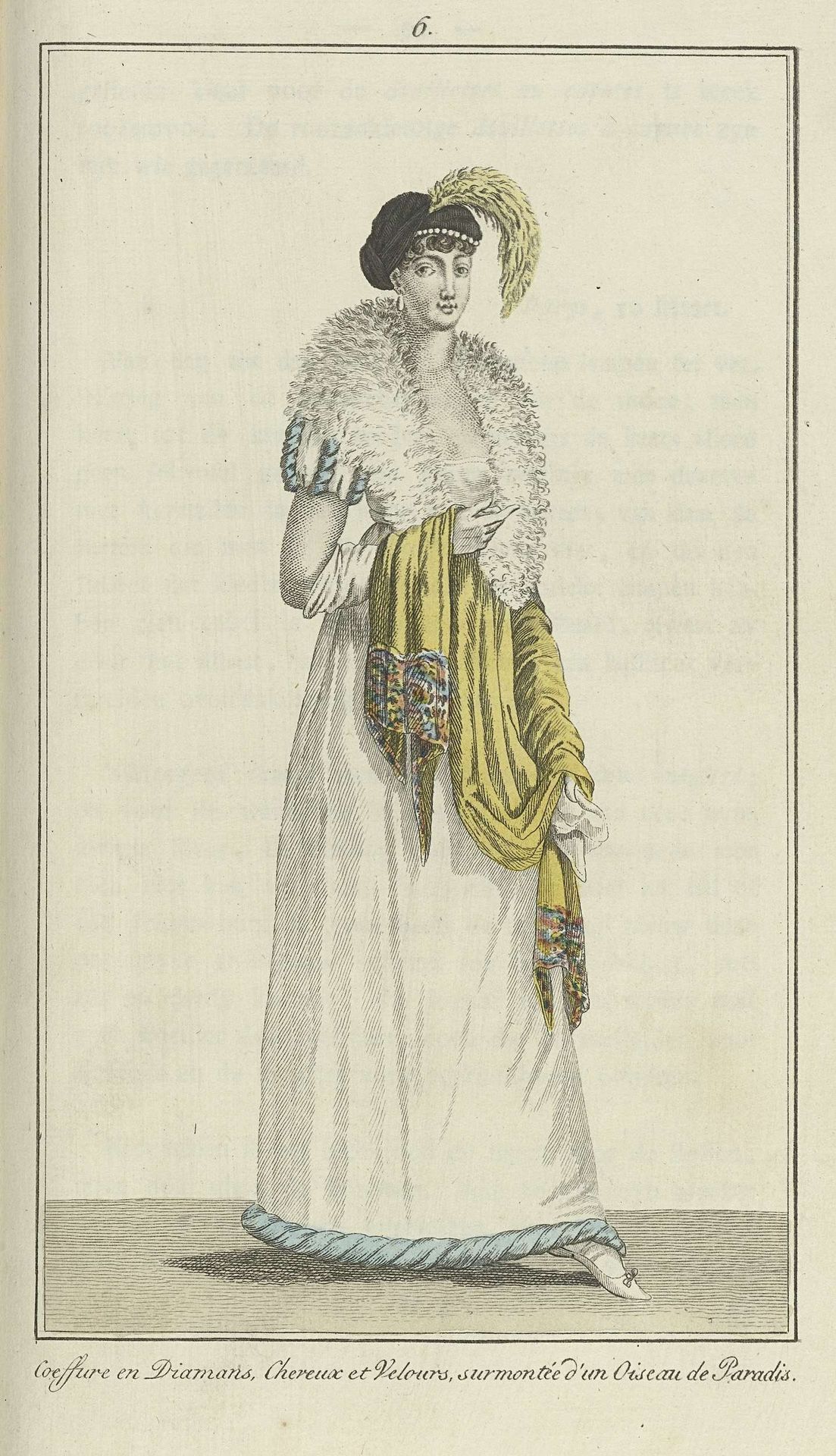 Elegantia, of tijdschrift van mode, luxe en smaak voor dames, Maart 1807, No. 6: Coeffure en Diamans... by Anonymous