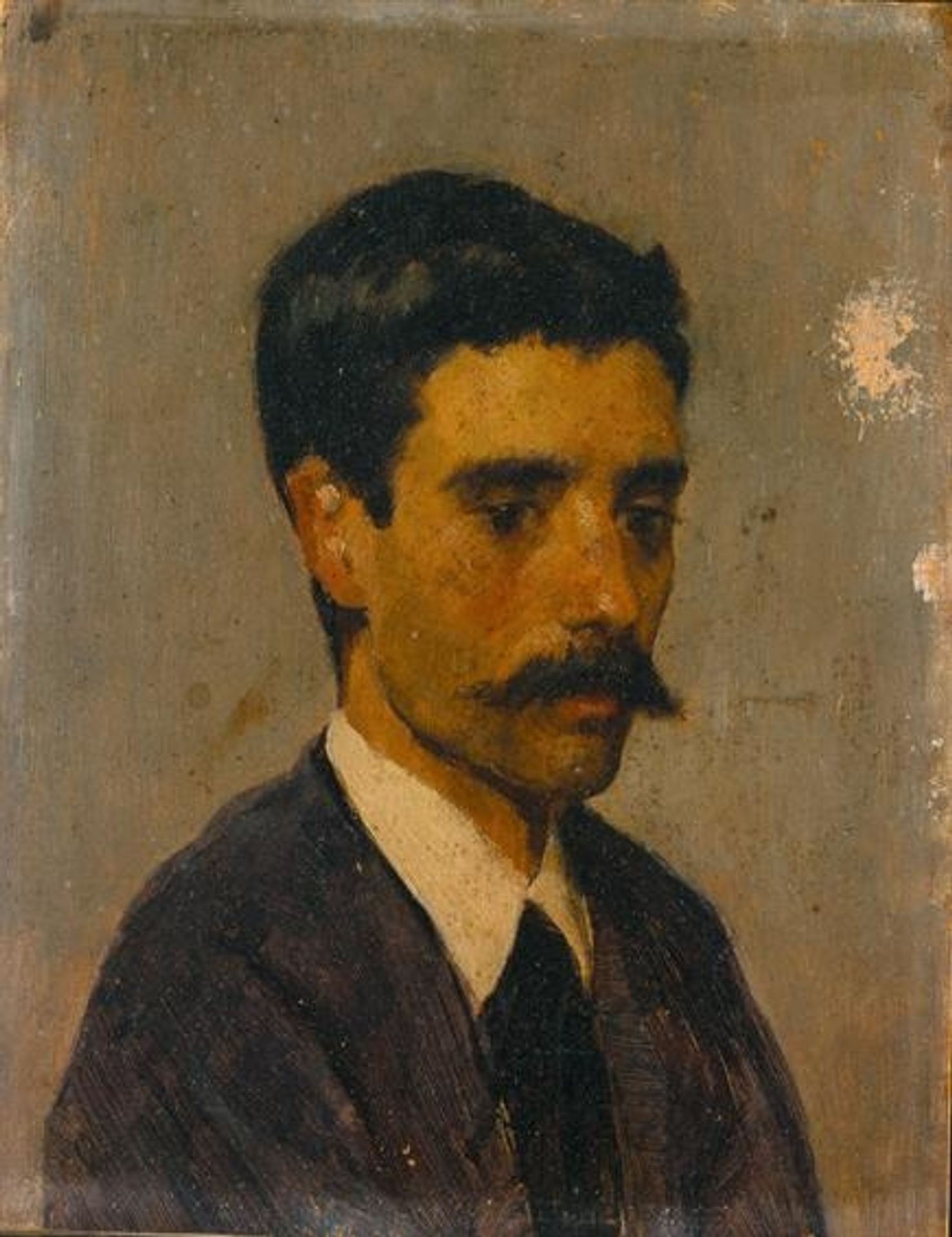 Auto-retrato by António de Carvalho da Silva Porto
