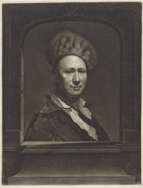 Portret van Conrad Friedrich Hurlebusch