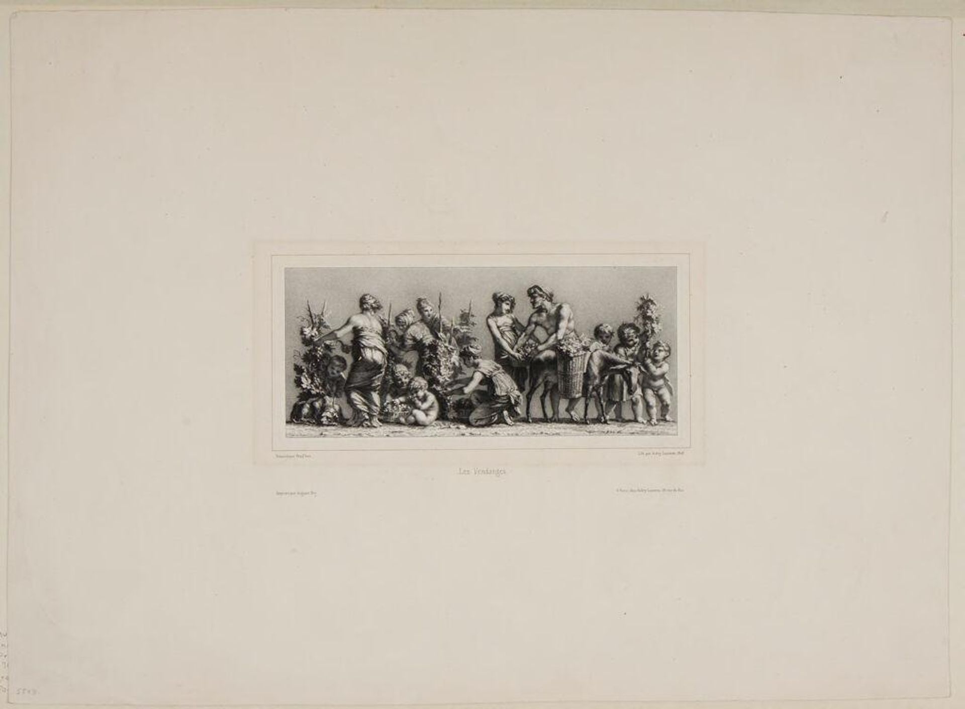The Grape Pickers by Hyacinthe Louis Victor J.-B. Aubry-Lecomte