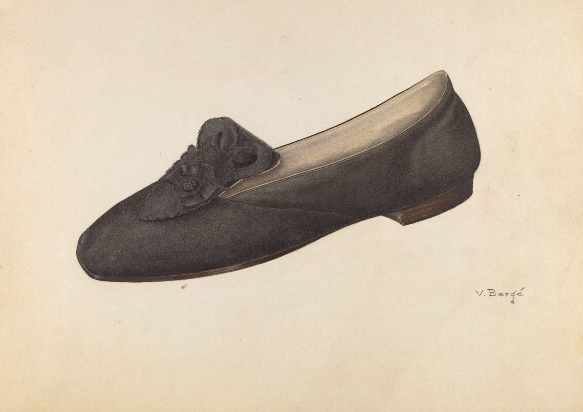 Woman's Slipper by Virginia Berge