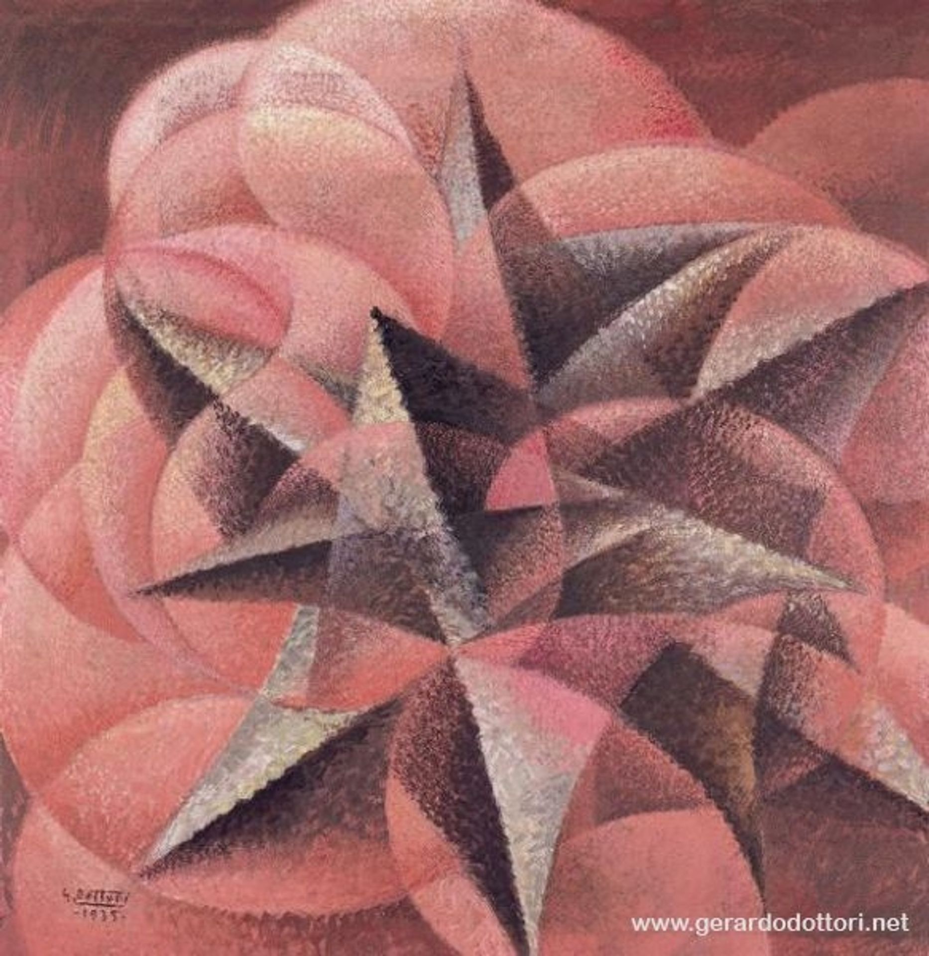 Armonie di forme contrarie by Gerardo Dottori
