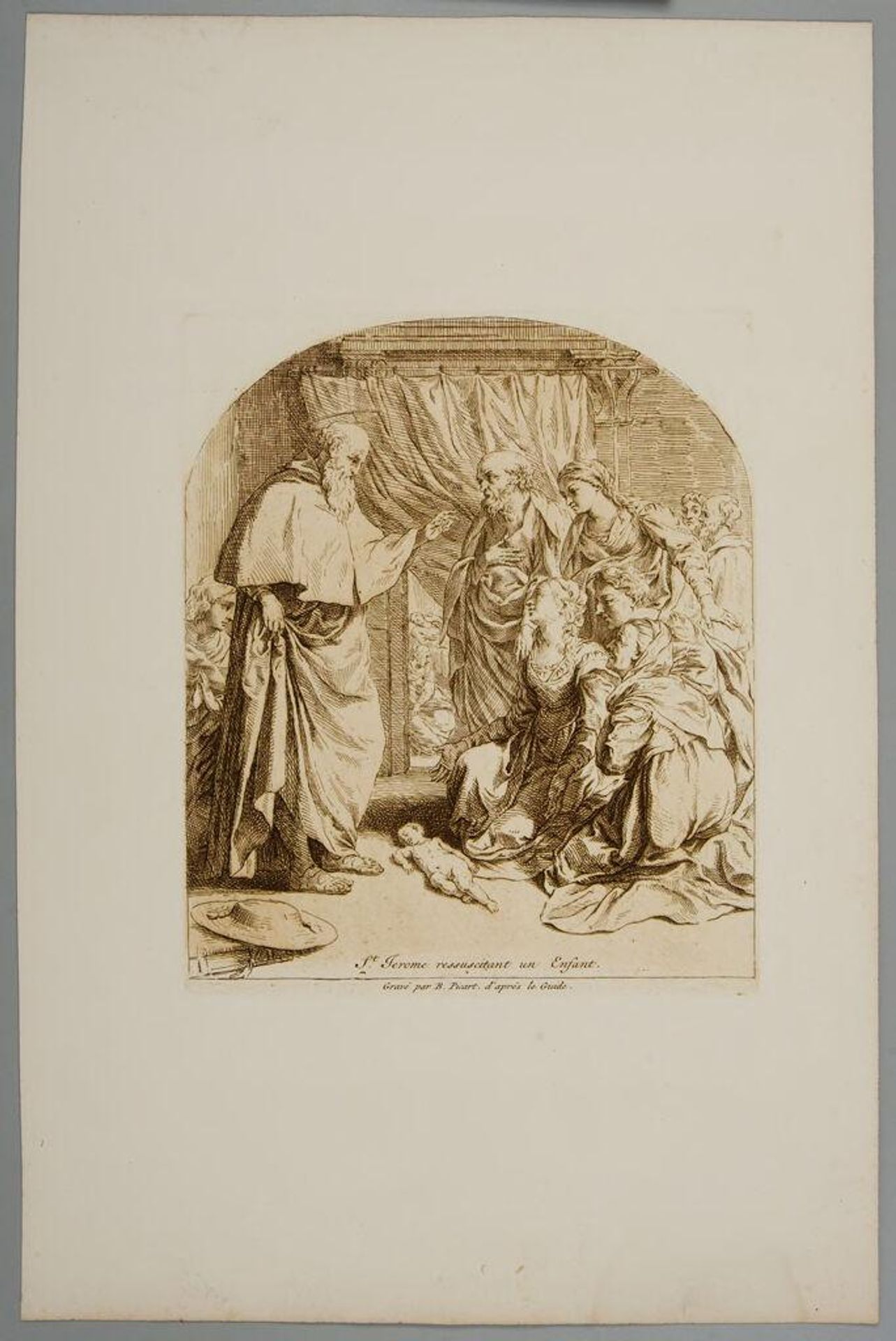 Saint Jerome Resucitating an Infant by Bernard Picart