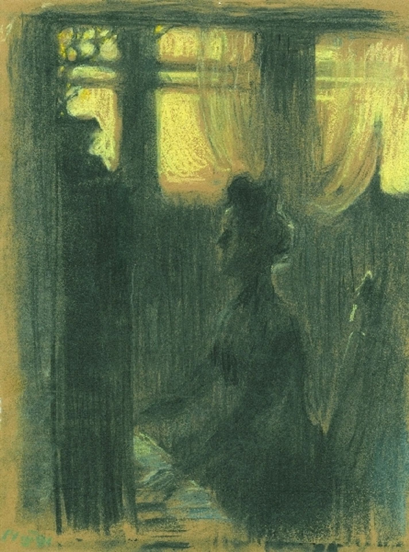 Twilight by Mstislav Dobuzhinsky