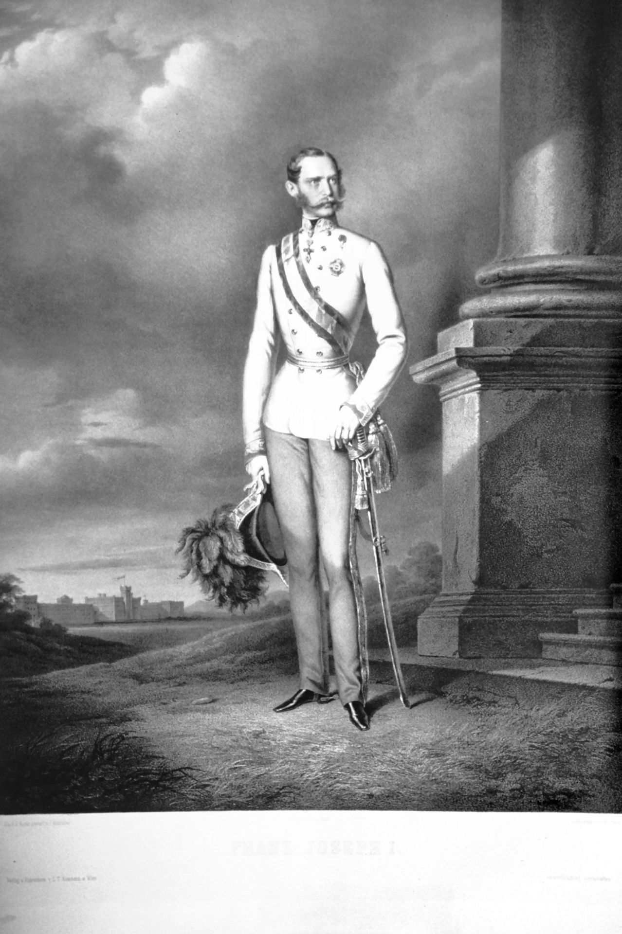Franz Joseph I of Austria, Emperor of Austria by Josef Kriehuber
