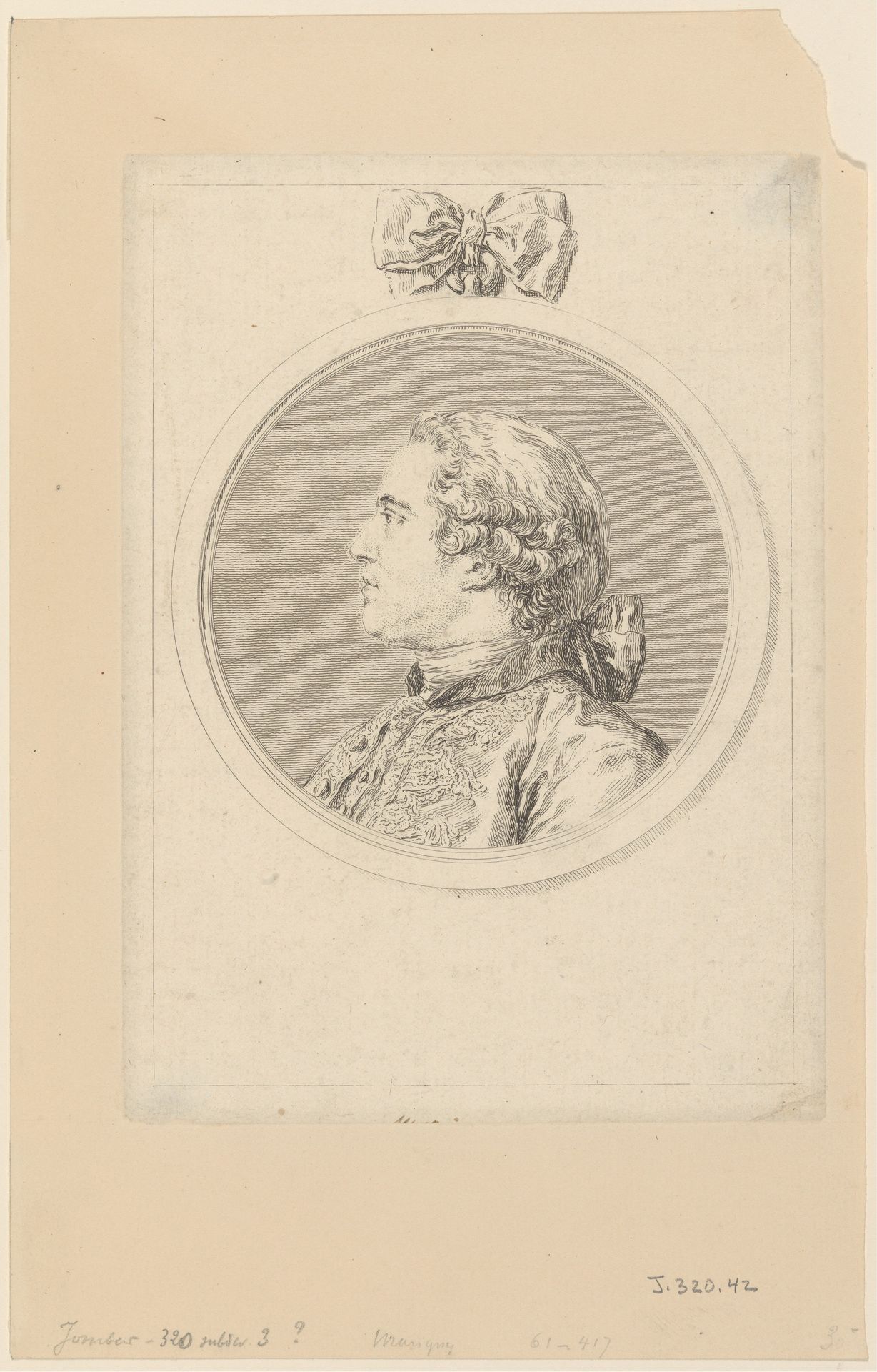 Le Marquis de Marigny by Charles Nicolas Cochin II