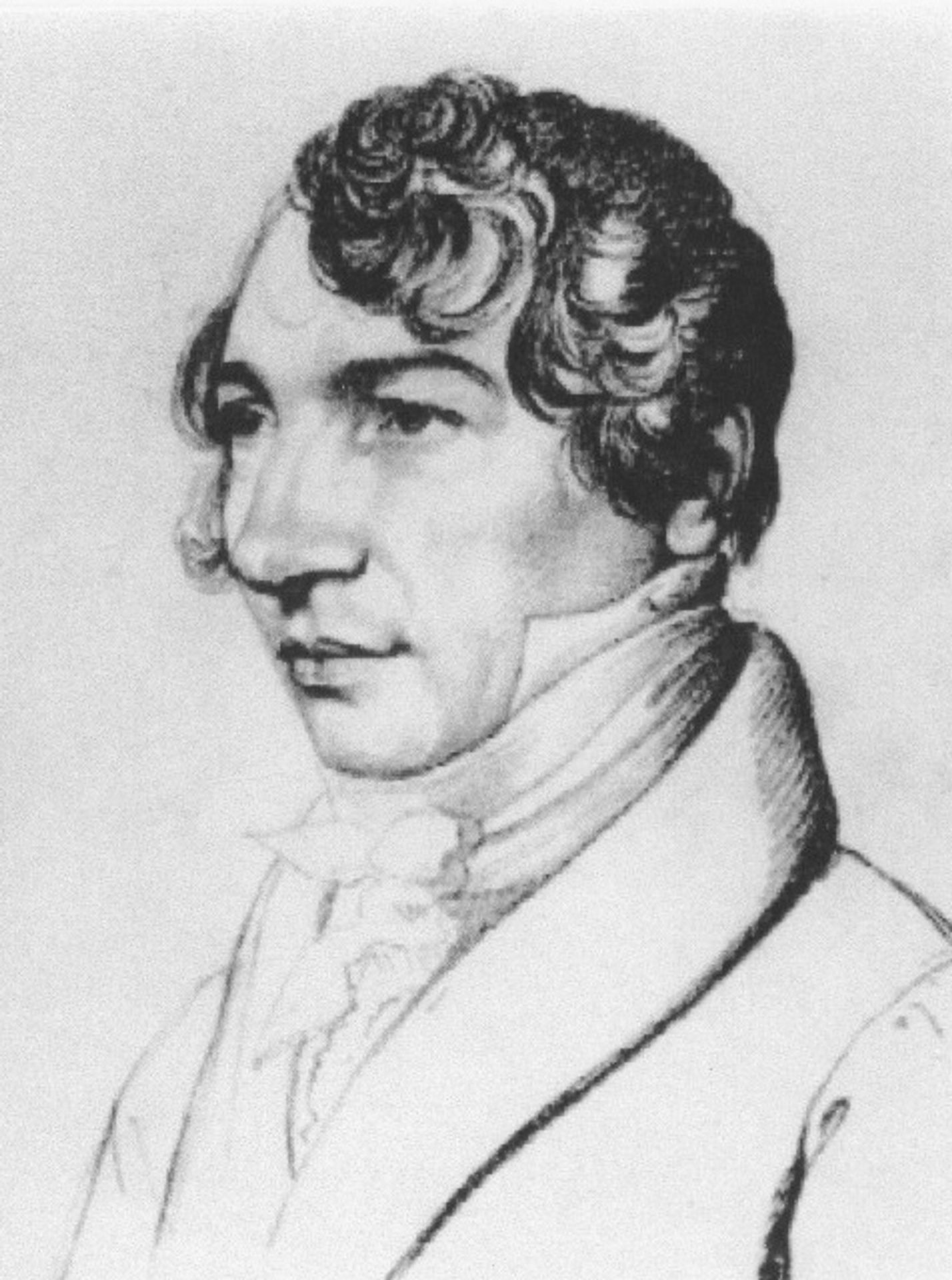 Portrait of a man by Orest Kiprensky