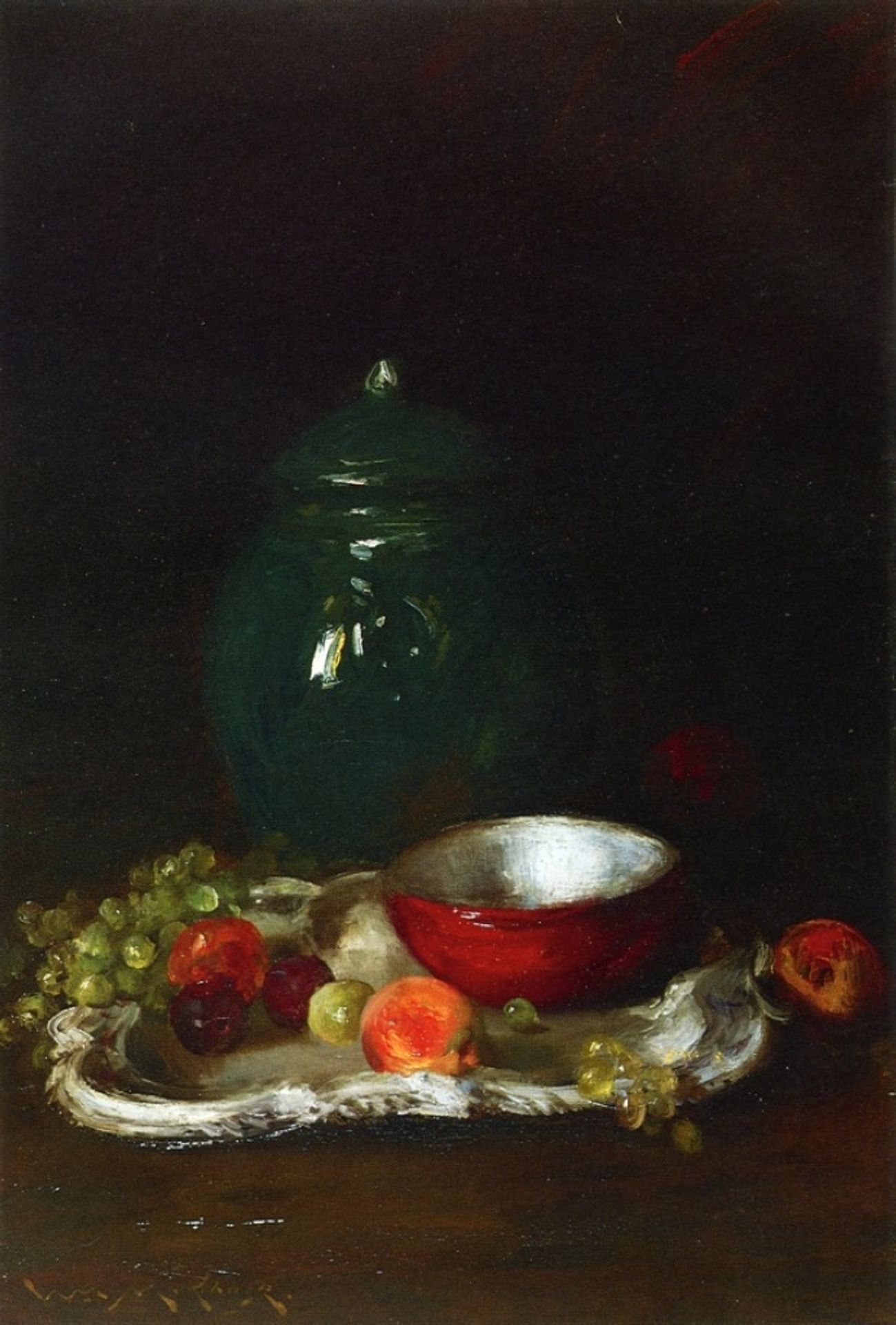 The LIttle Red Bowl by William Merritt Chase