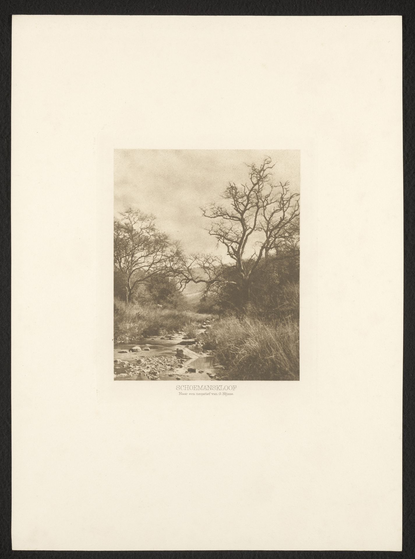 Gezicht in de Schoemanskloof, Zuid-Afrika by G. Nijsse