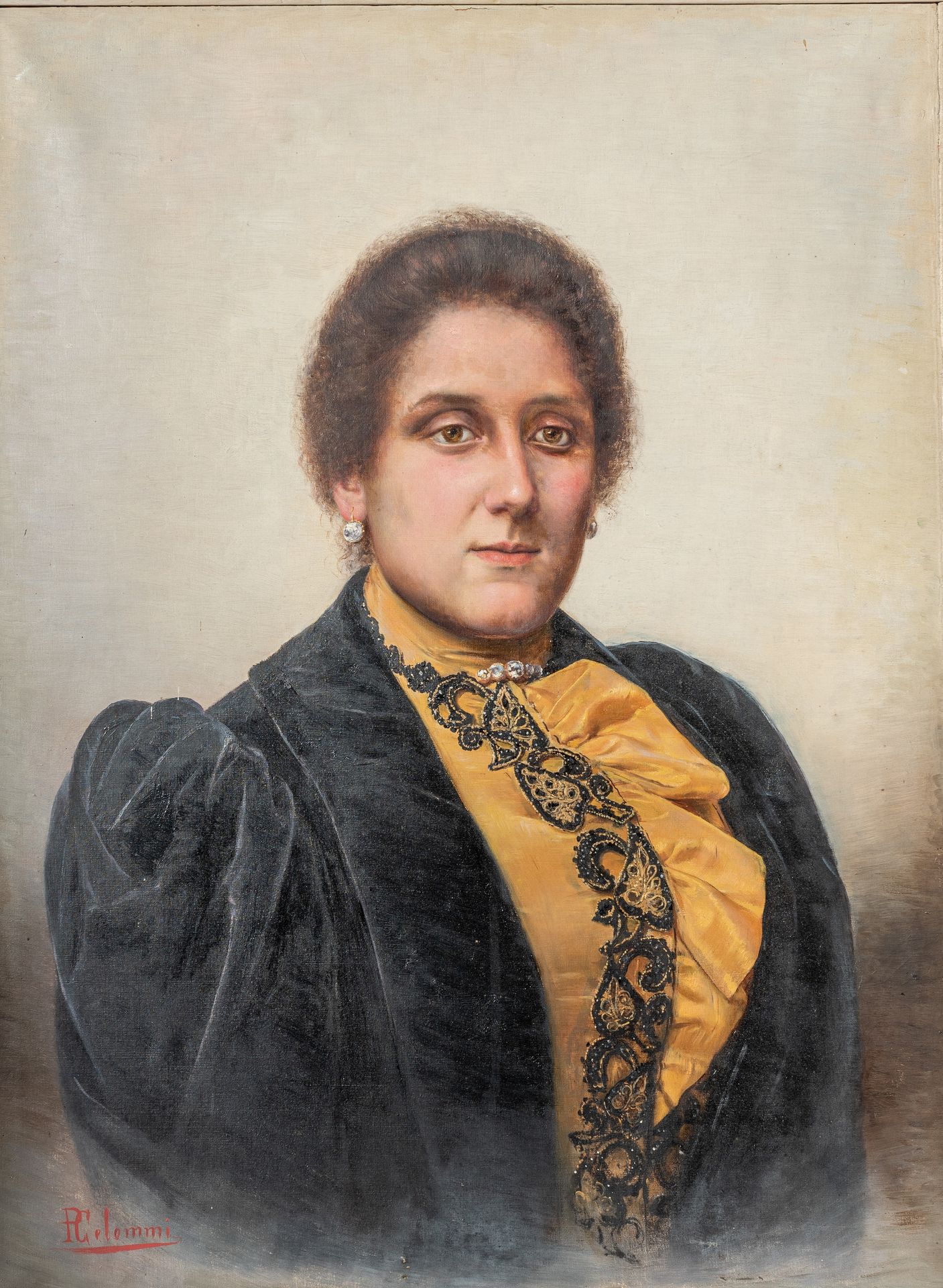 Ritratto Della Signora Ponno by Pasquale Celommi