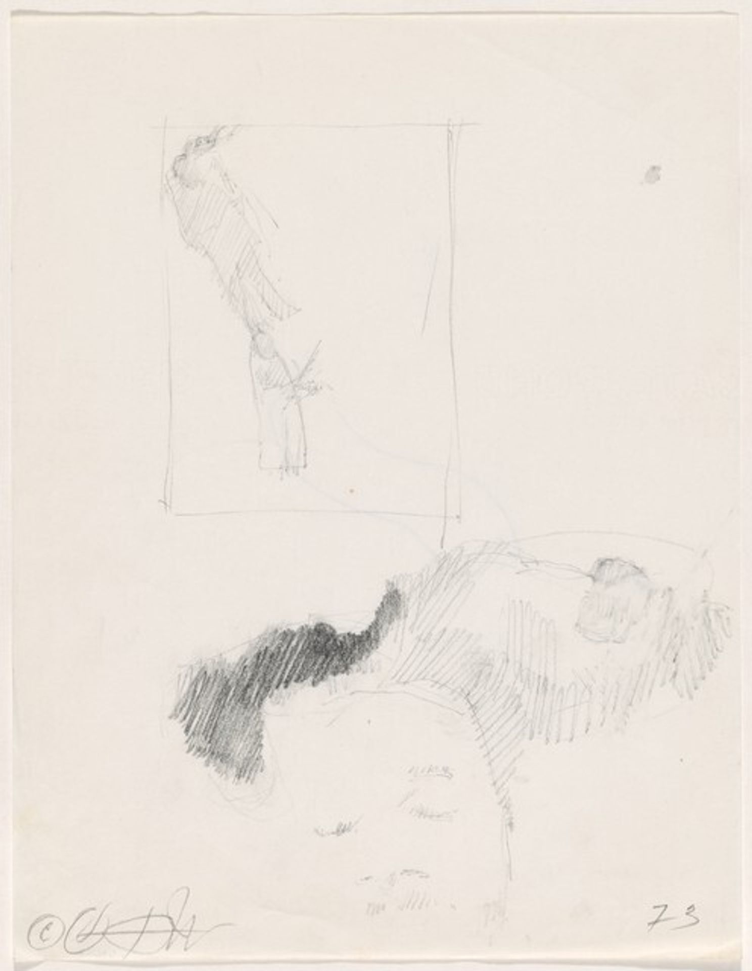 Study for Portrait of Julius Hemphill II by Oliver Lee Jackson