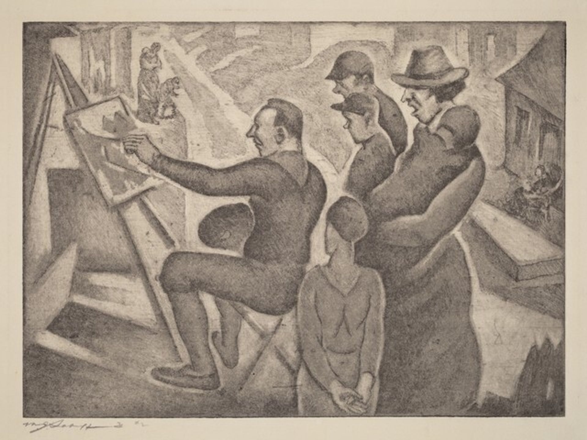 Untitled (Everyone's A Critic) by William J. Scott