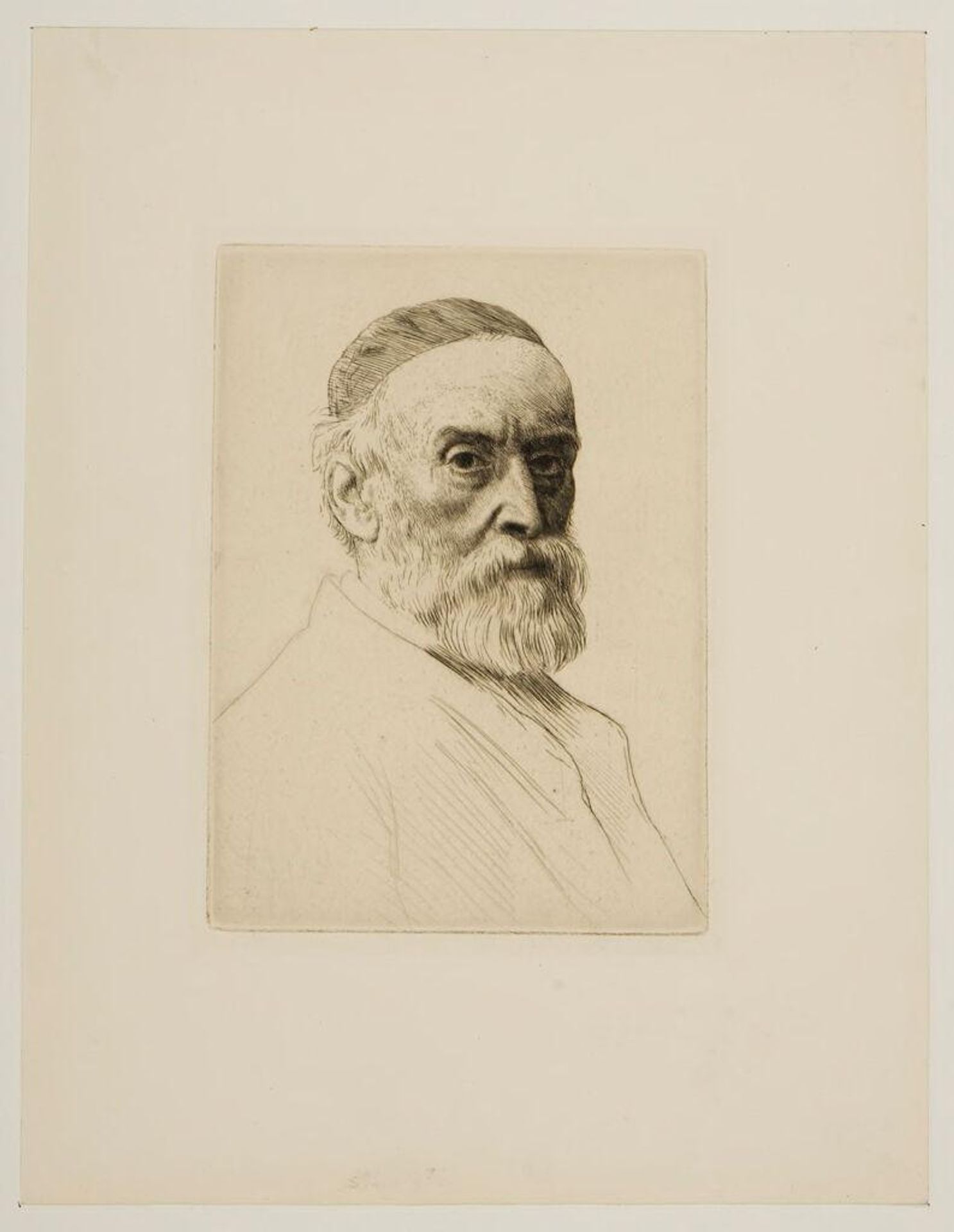 George Frederick Watts by Alphonse Legros