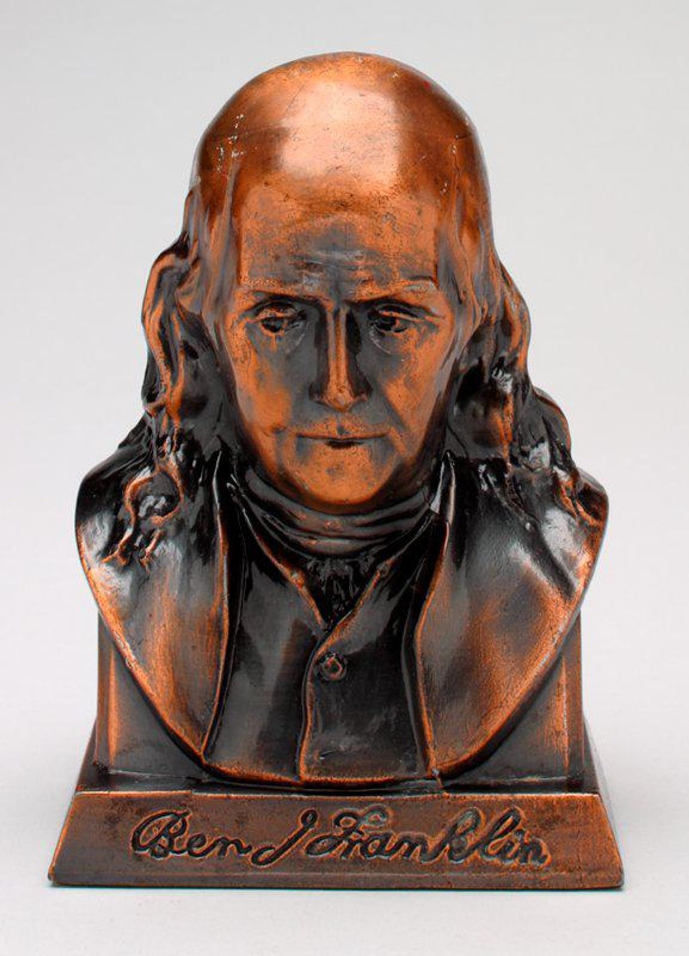 -Benj. Franklin- still bank by Preferred Bank Service Co.