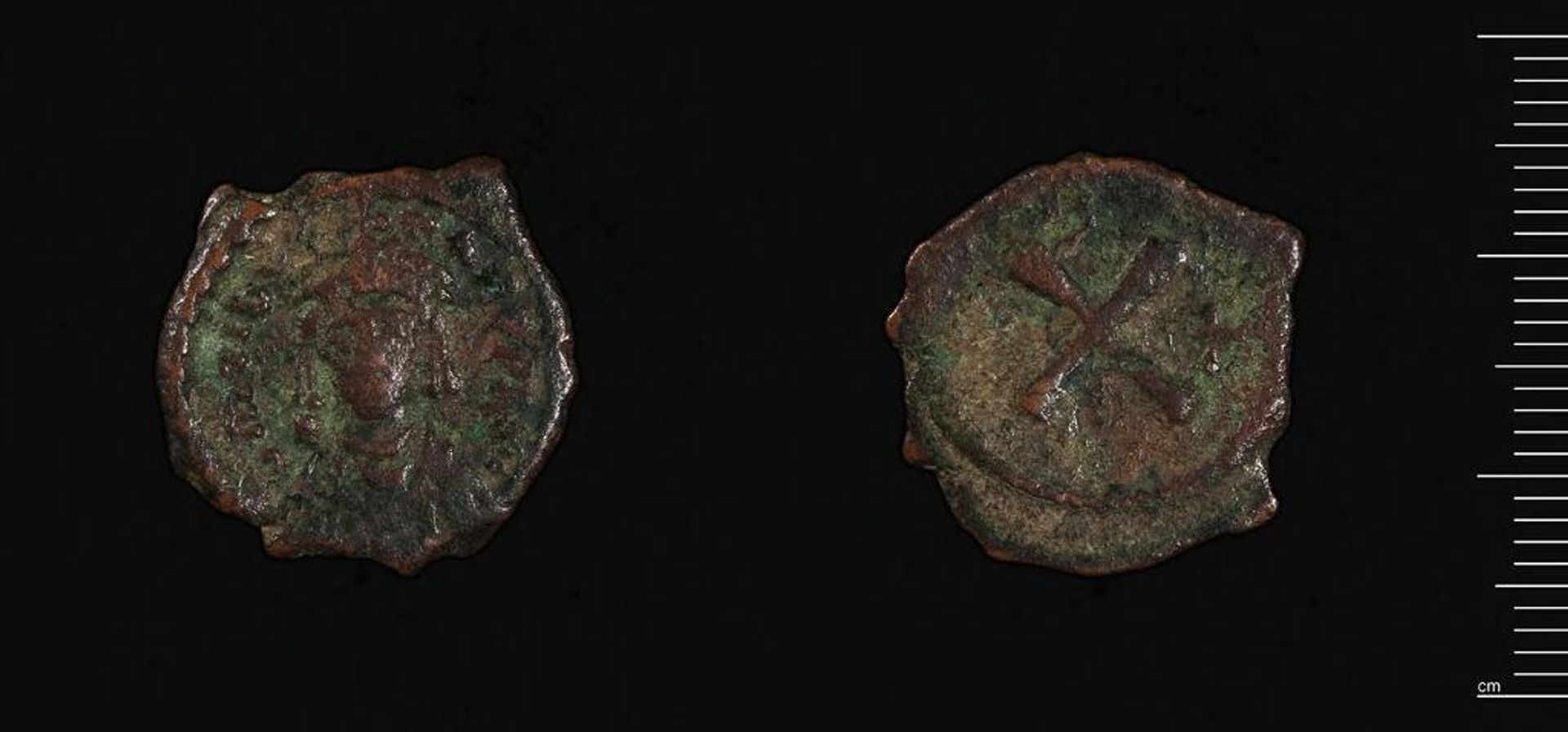 Coin of Tiberius II by Tiberius II