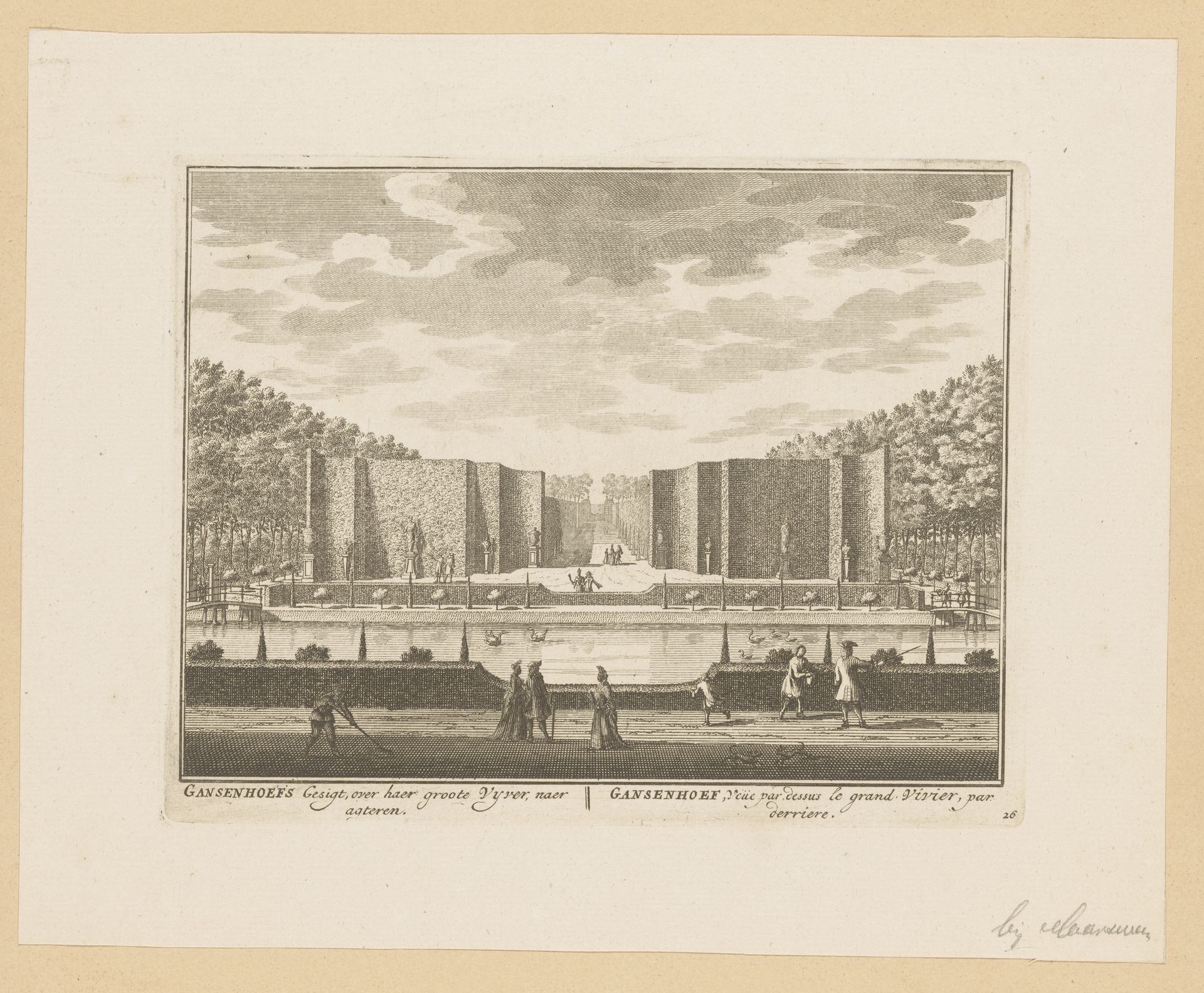 Gezicht op de buitenplaats Gansenhoef by Daniël Stopendaal