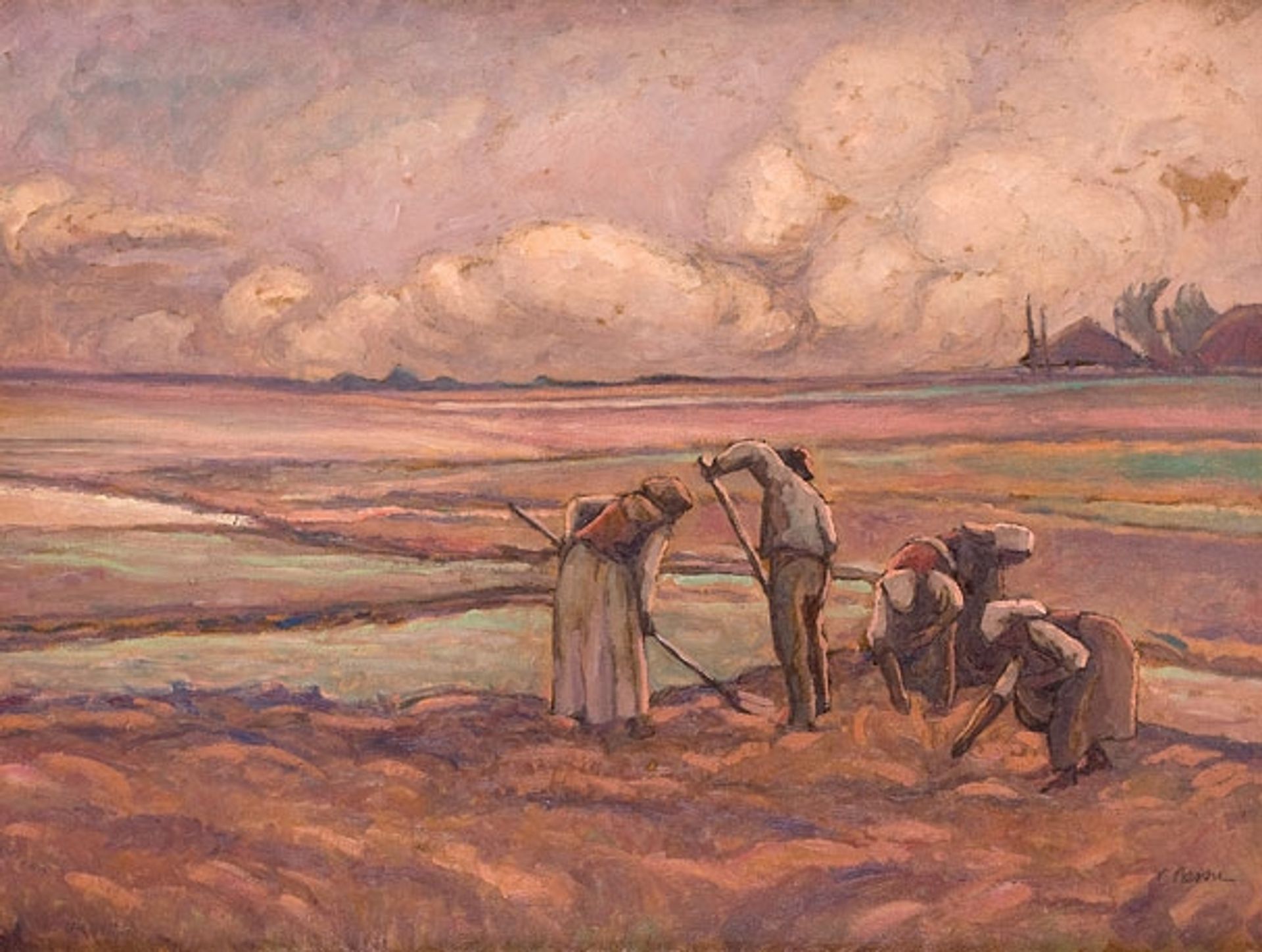 Potato Crop Gatherers by Camil Ressu