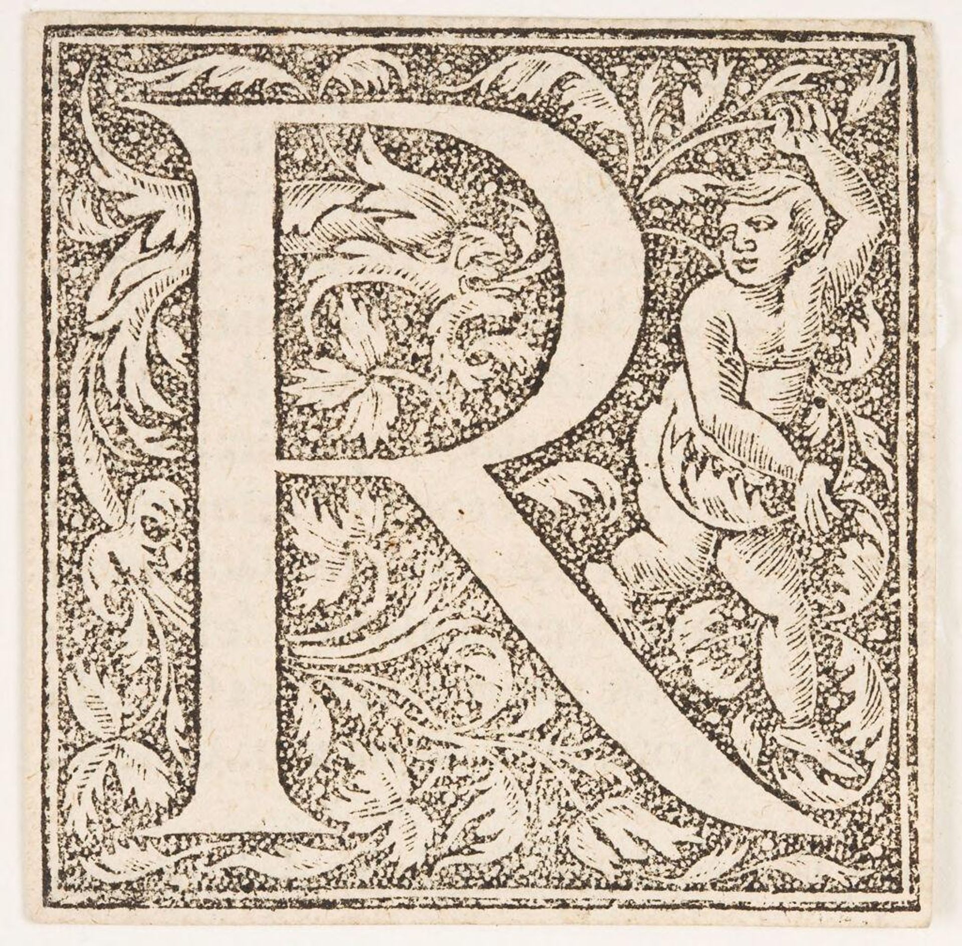Letter R by Anonymous