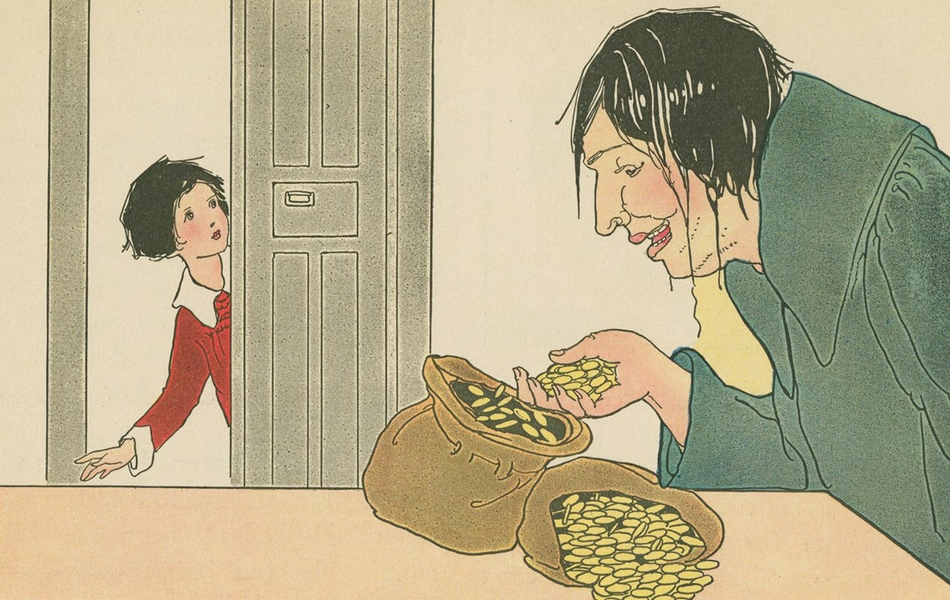 The ogre counting his money by Margaret Evans Price