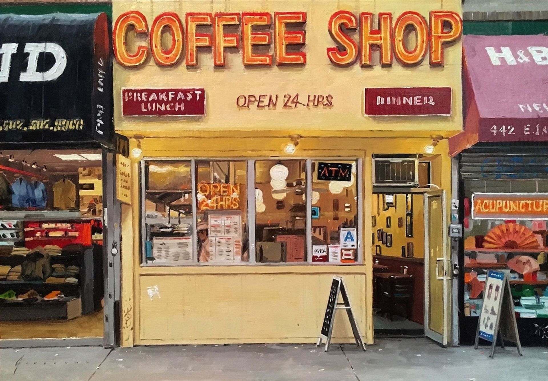 Coffee Shop by Vincent Giarrano