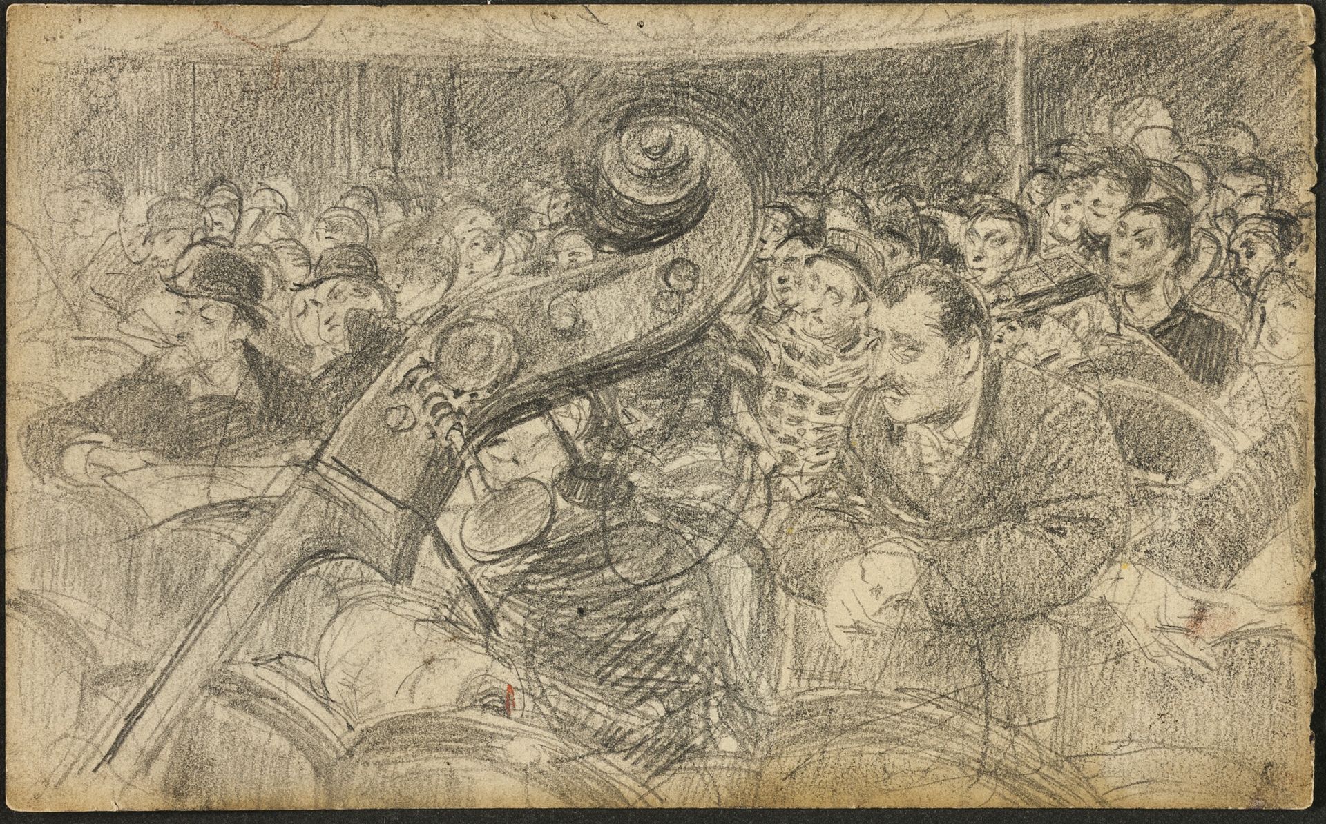Audience at a Parisian Theatre II by Giovanni Boldini