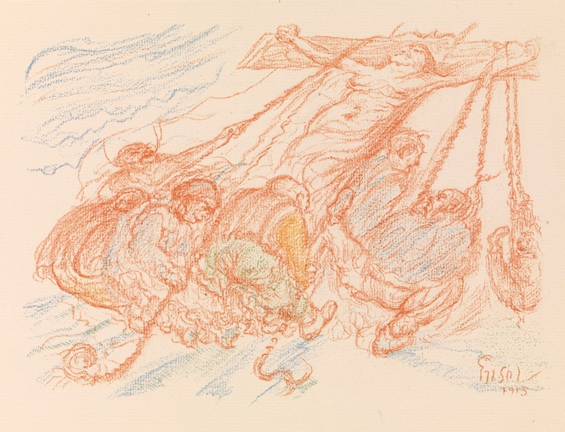 The Raising of the Cross by James Ensor