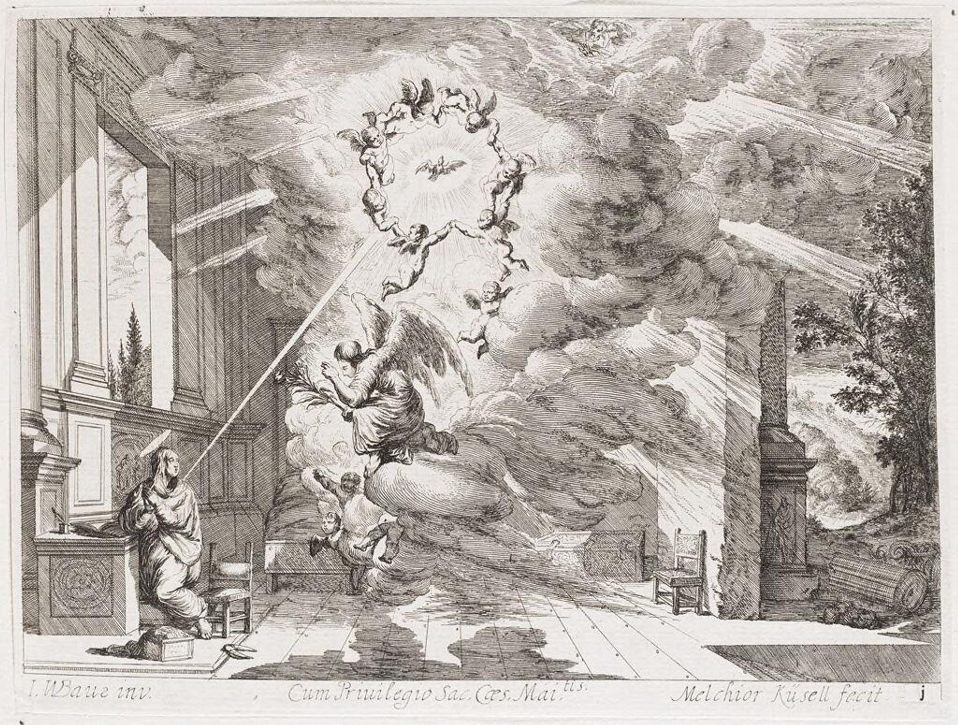 Annunciation by Melchior KÃ¼sel