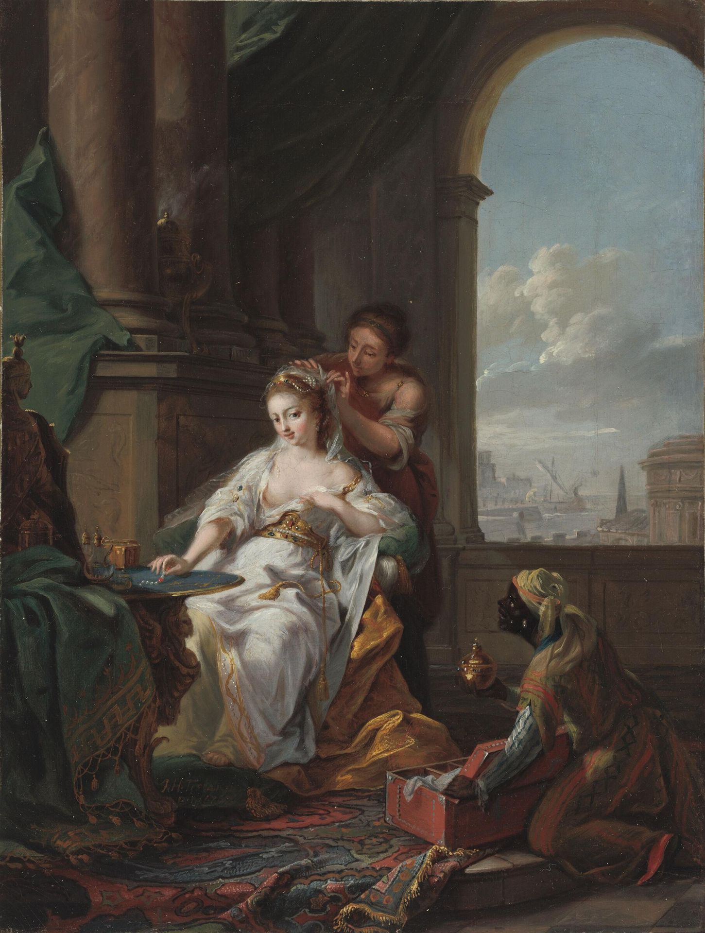 Cleopatra at her Toilet by Johann Heinrich Tischbein the Elder
