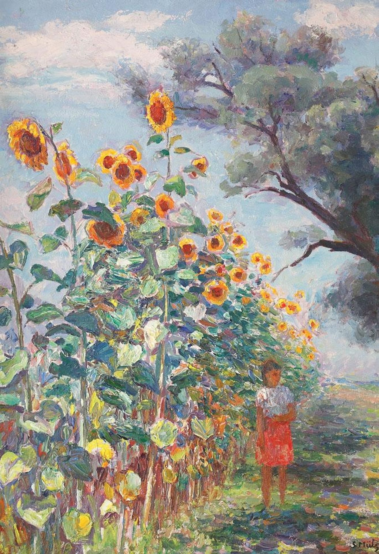 The Sunflower Has Grown by Samuel Mutzner