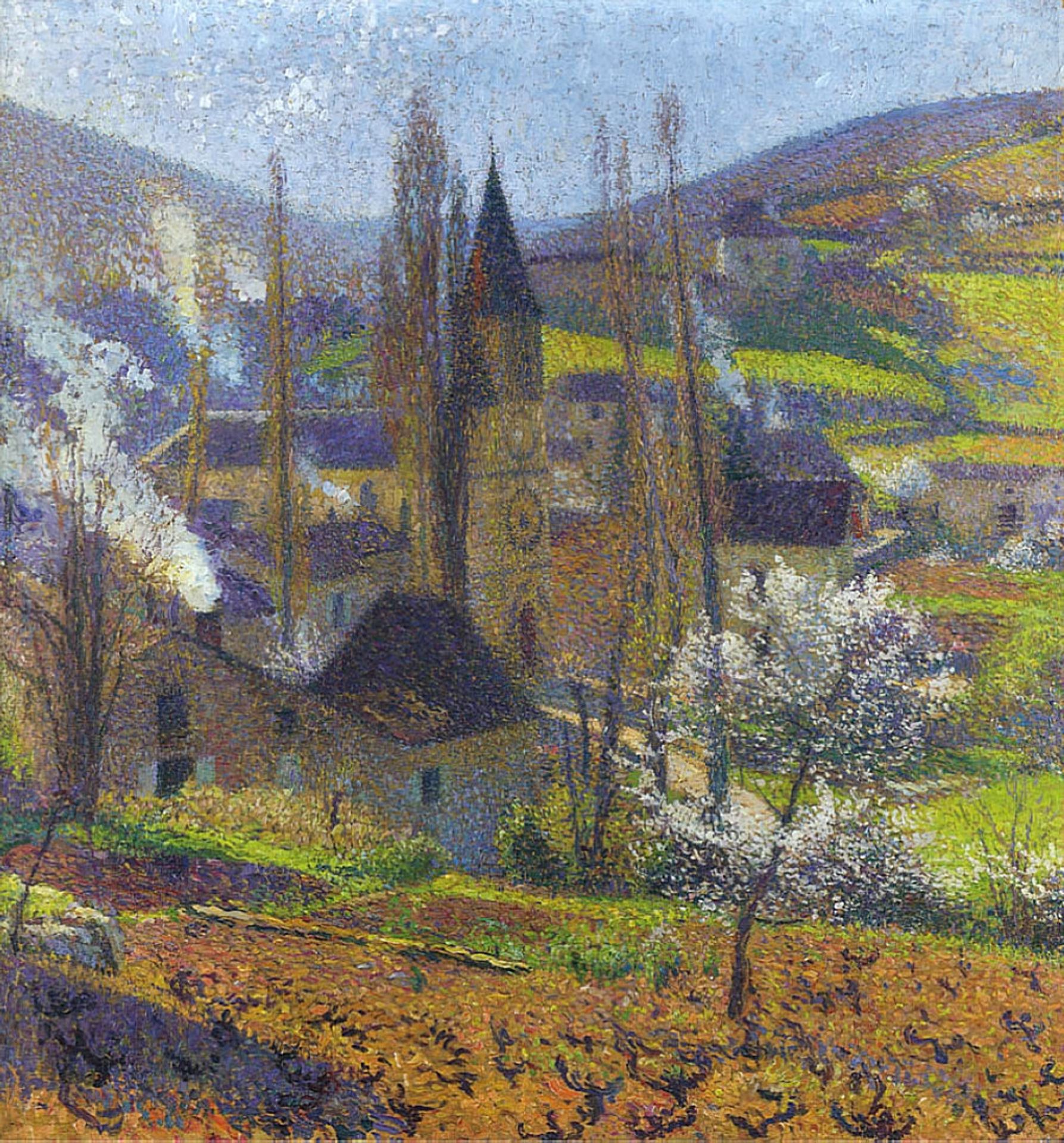 Labastide in Spring behind the Presbytere by Henri Martin