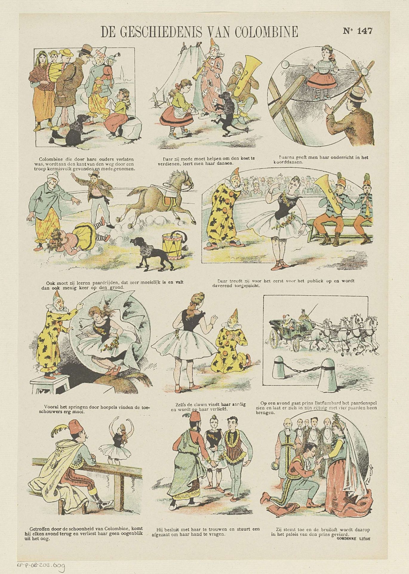 De geschiedenis van Colombine by Lamouche