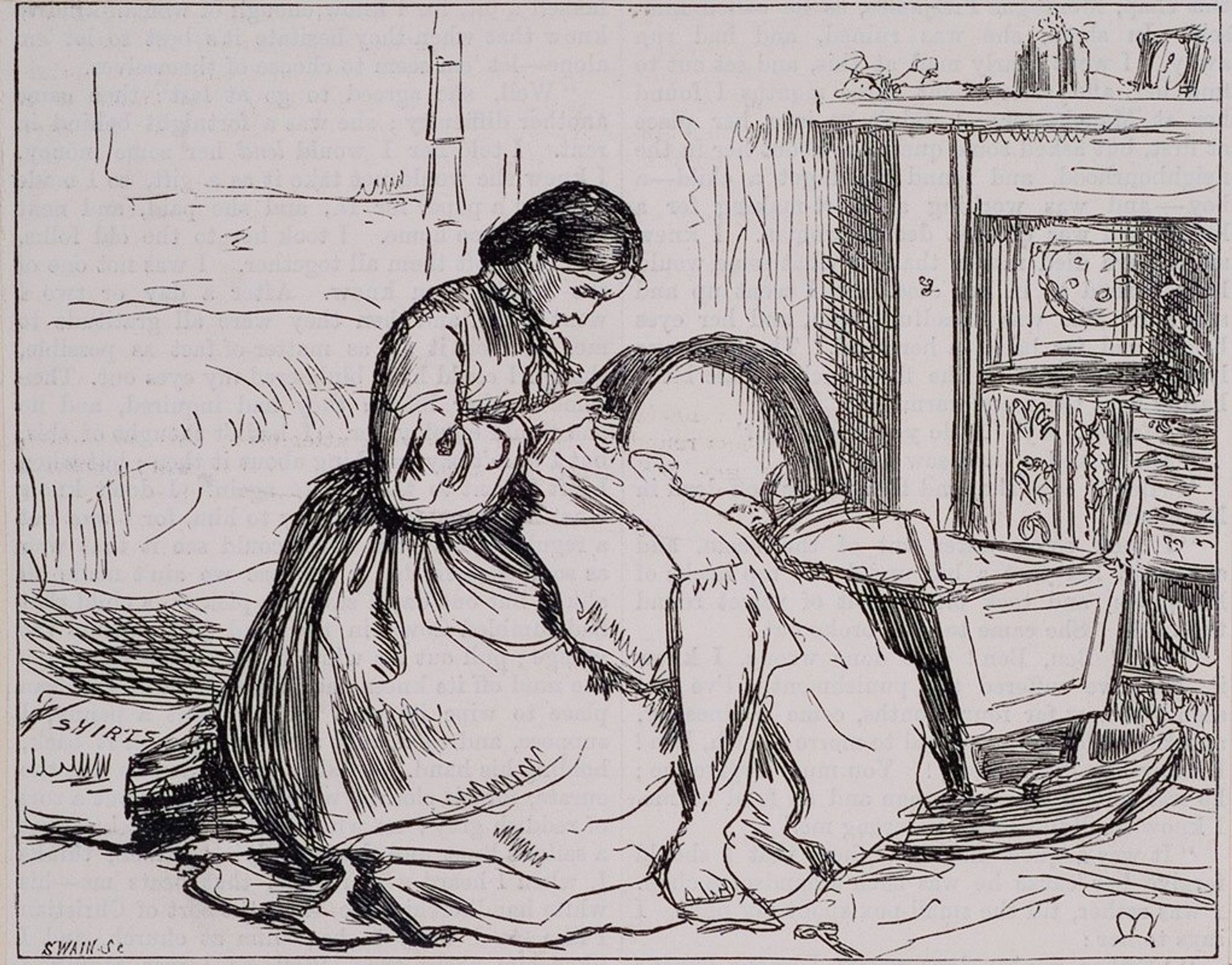 The Iceberg – The Seamstress by Sir John Everett Millais