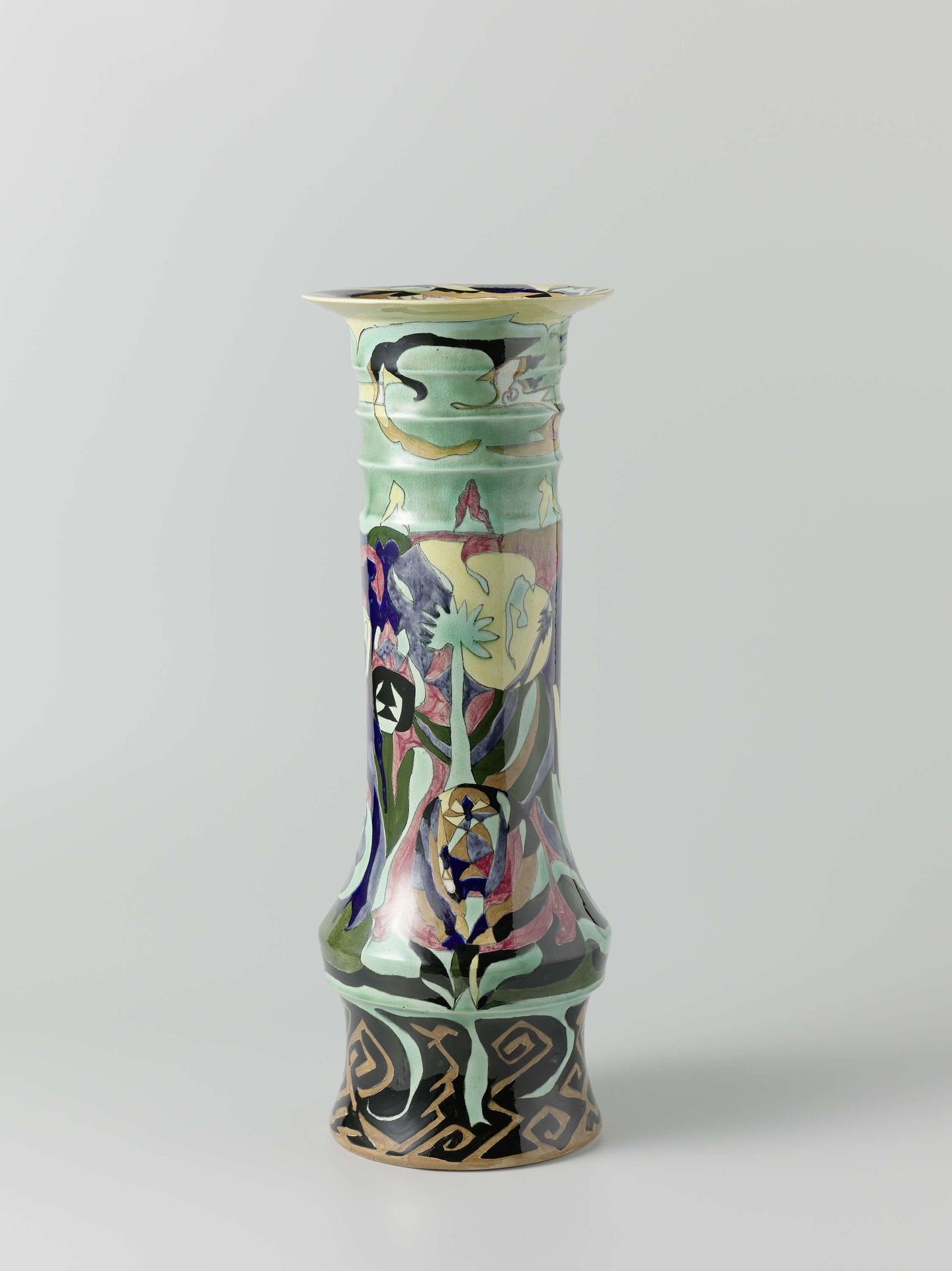 Garniture of five vases by Theo Colenbrander