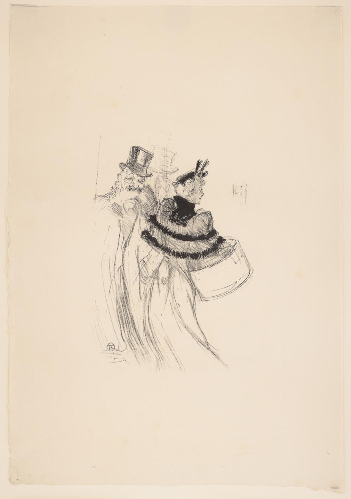 Les Vieux Messieurs by Henri de Toulouse-Lautrec