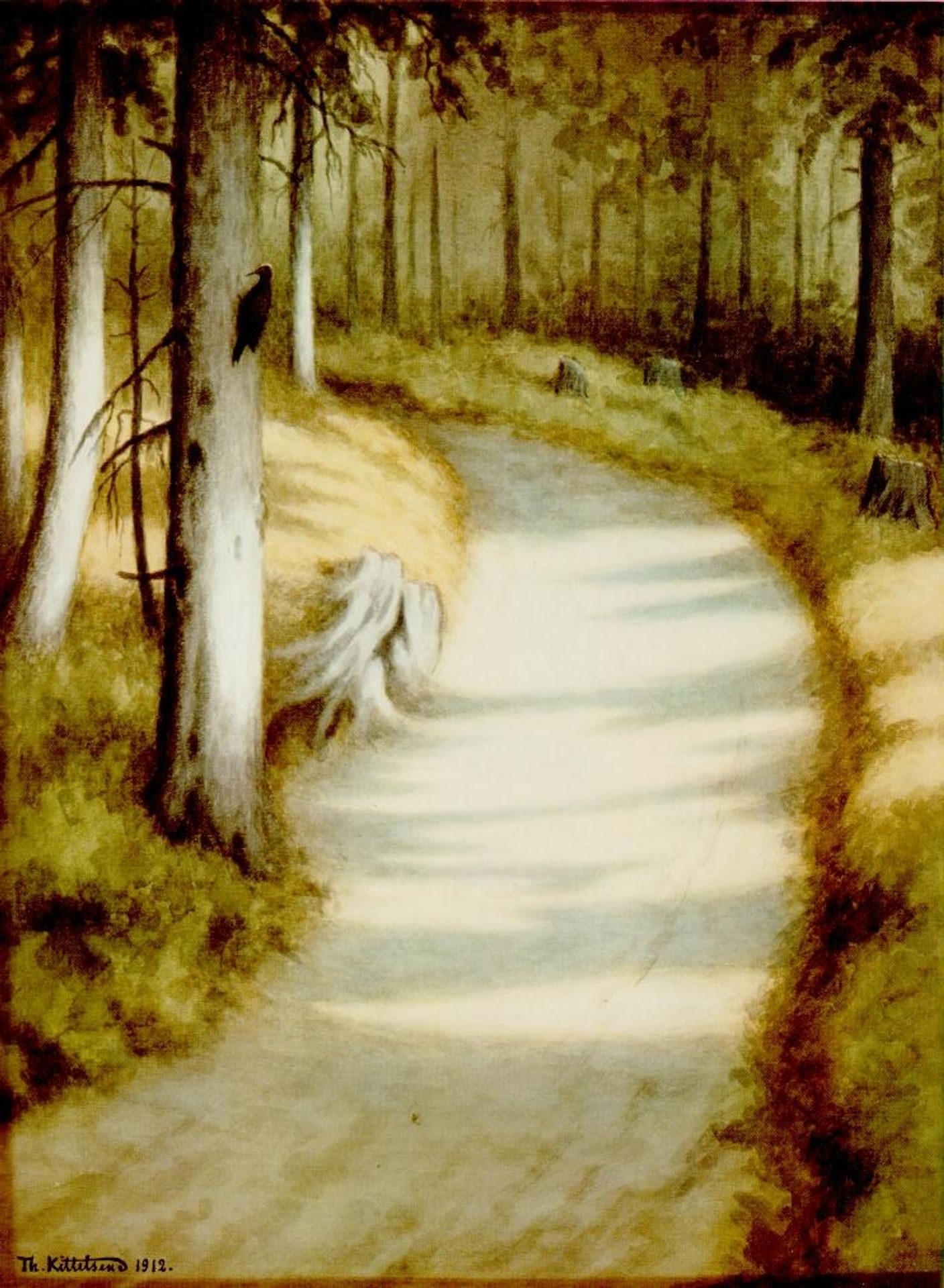Woodpecker by Theodor Severin Kittelsen