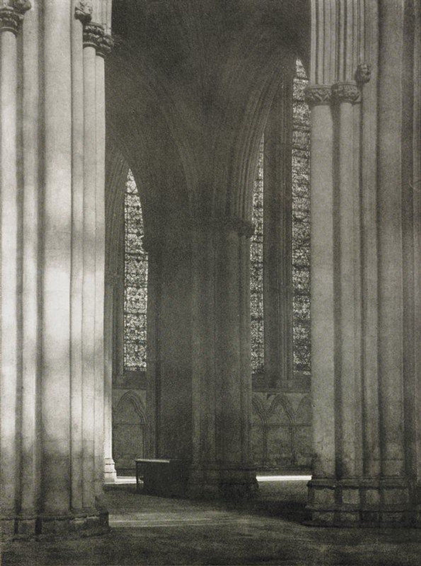 York Minster- Into the North Transept by Frederick H. Evans