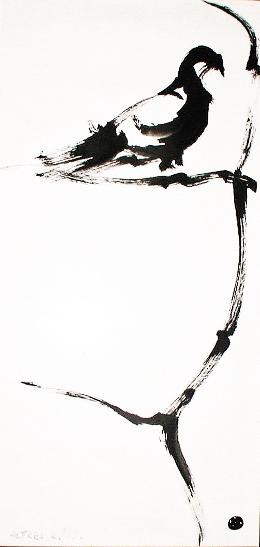 Bird on the branch by Alfred Freddy Krupa