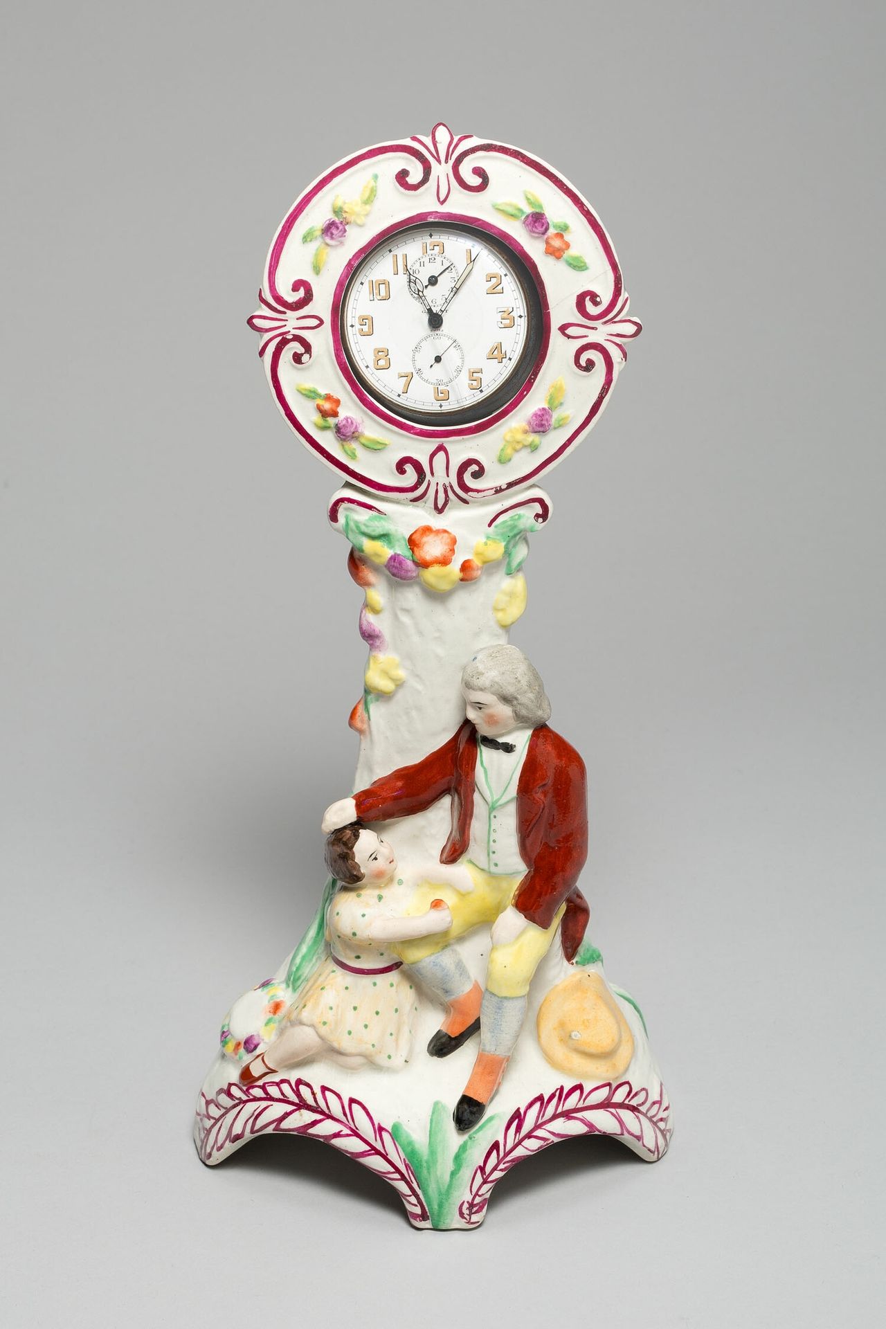 Watch and Stand by Staffordshire Potteries