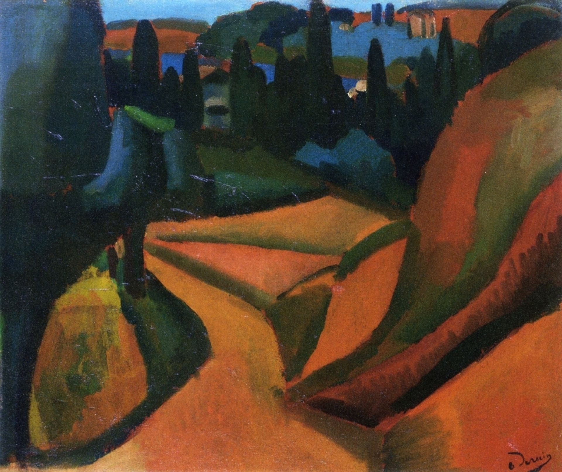 Landscape near Martigues by Andre Derain